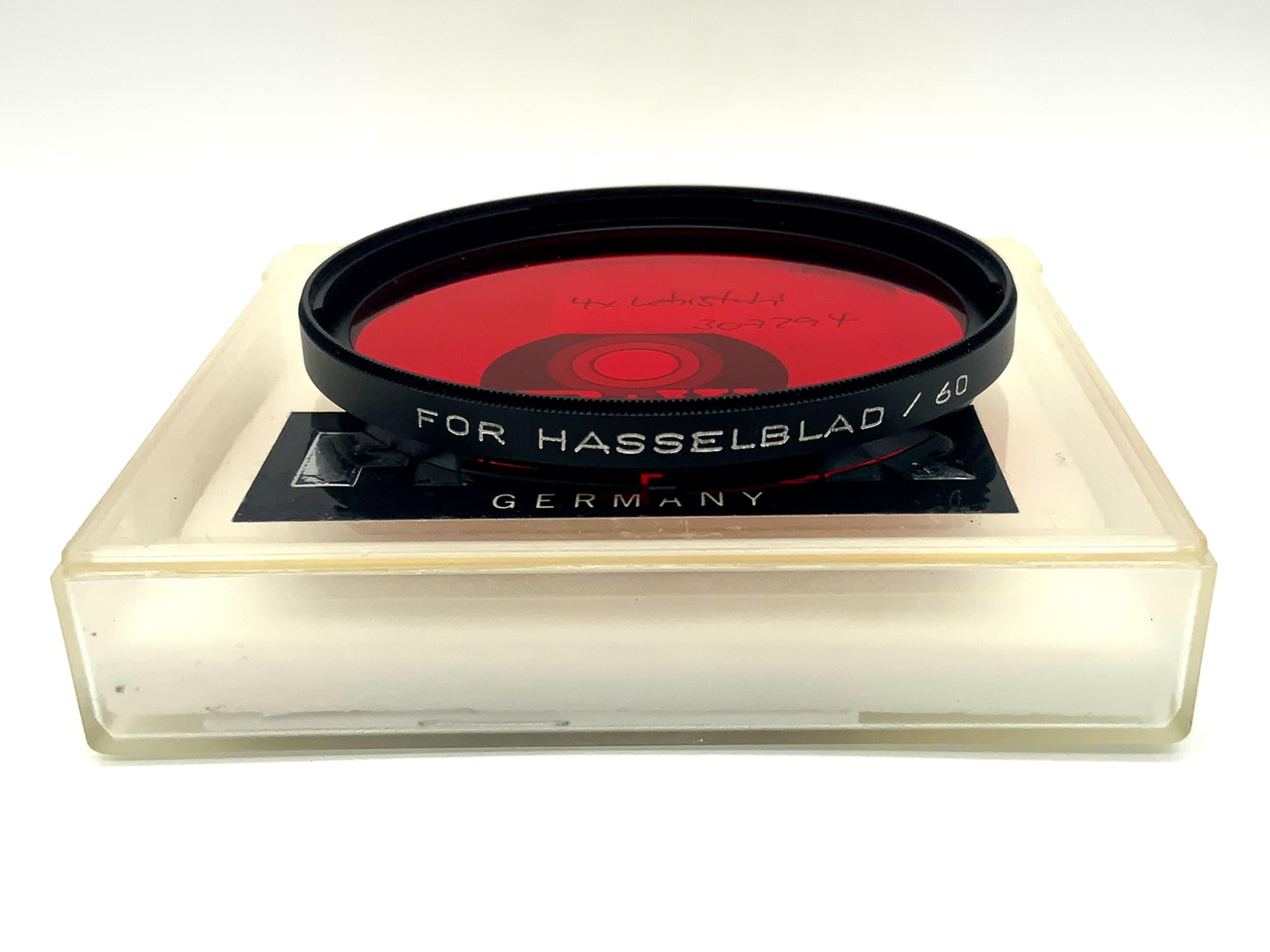 B+W Farbfilter rot/red 6x R-2.5 für Hasselblad/60 Filter B60 Filtergewinde