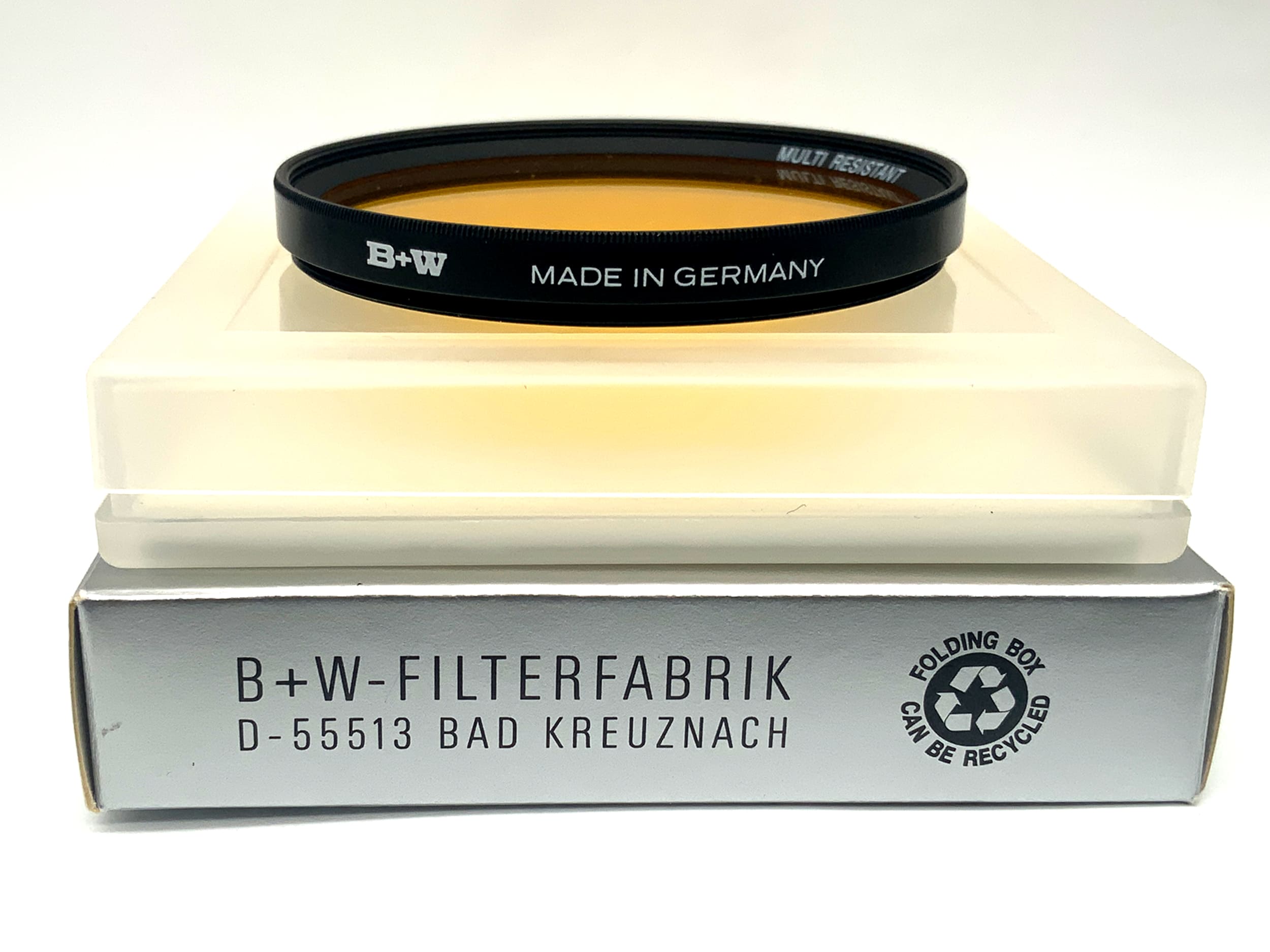 B+W Farbfilter 67E 023 gelb/yellow 3x Multi Resistant in OVP Filter 67mm