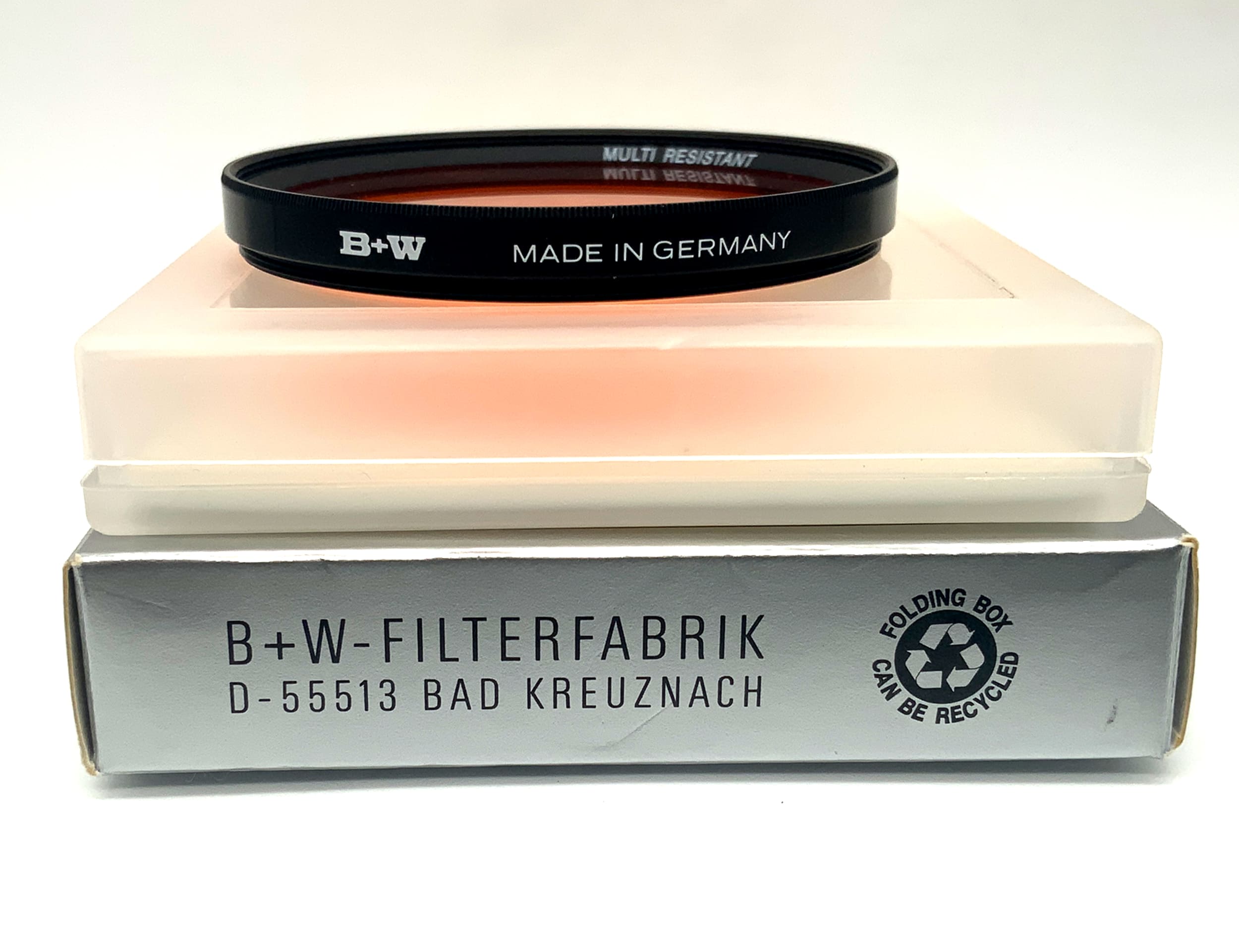 B+W Farbfilter 67E 041 rotorange/red orange 4x Multi Resistant in OVP 67mm