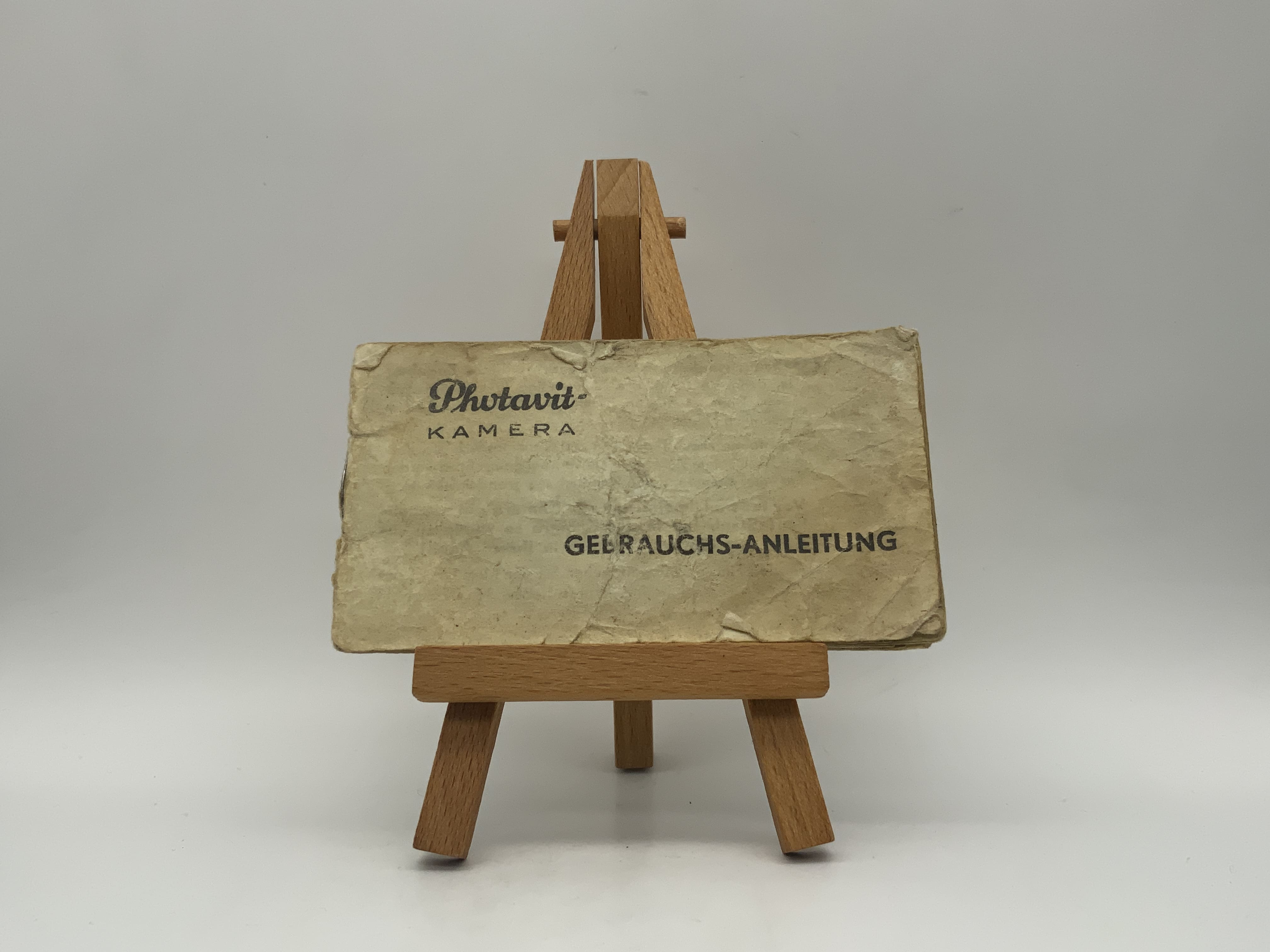 Manuel d'utilisation de l'appareil photo Photavit (allemand)