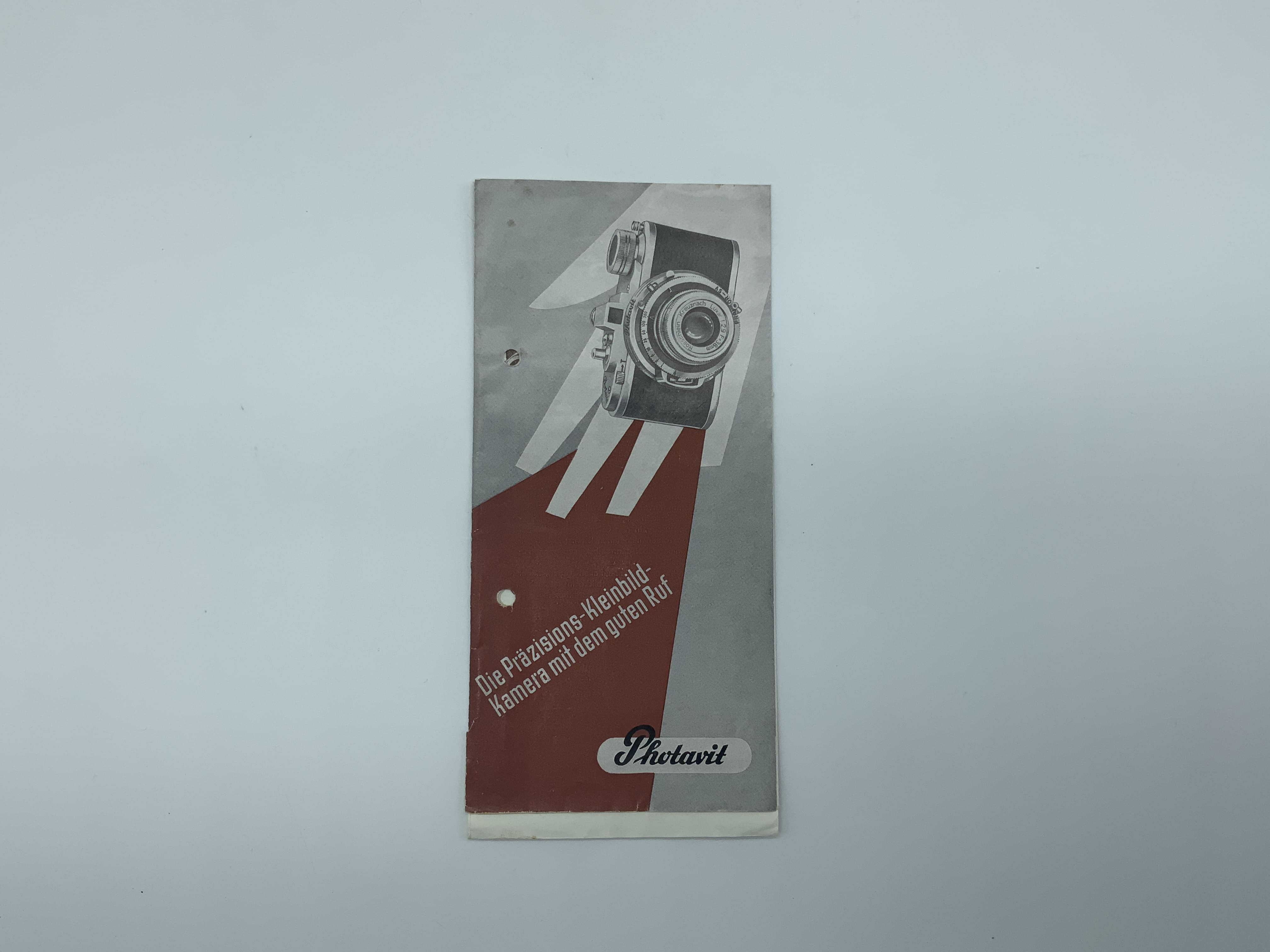 Brochure de l'appareil photo Photavit Precision 35 mm (allemand)