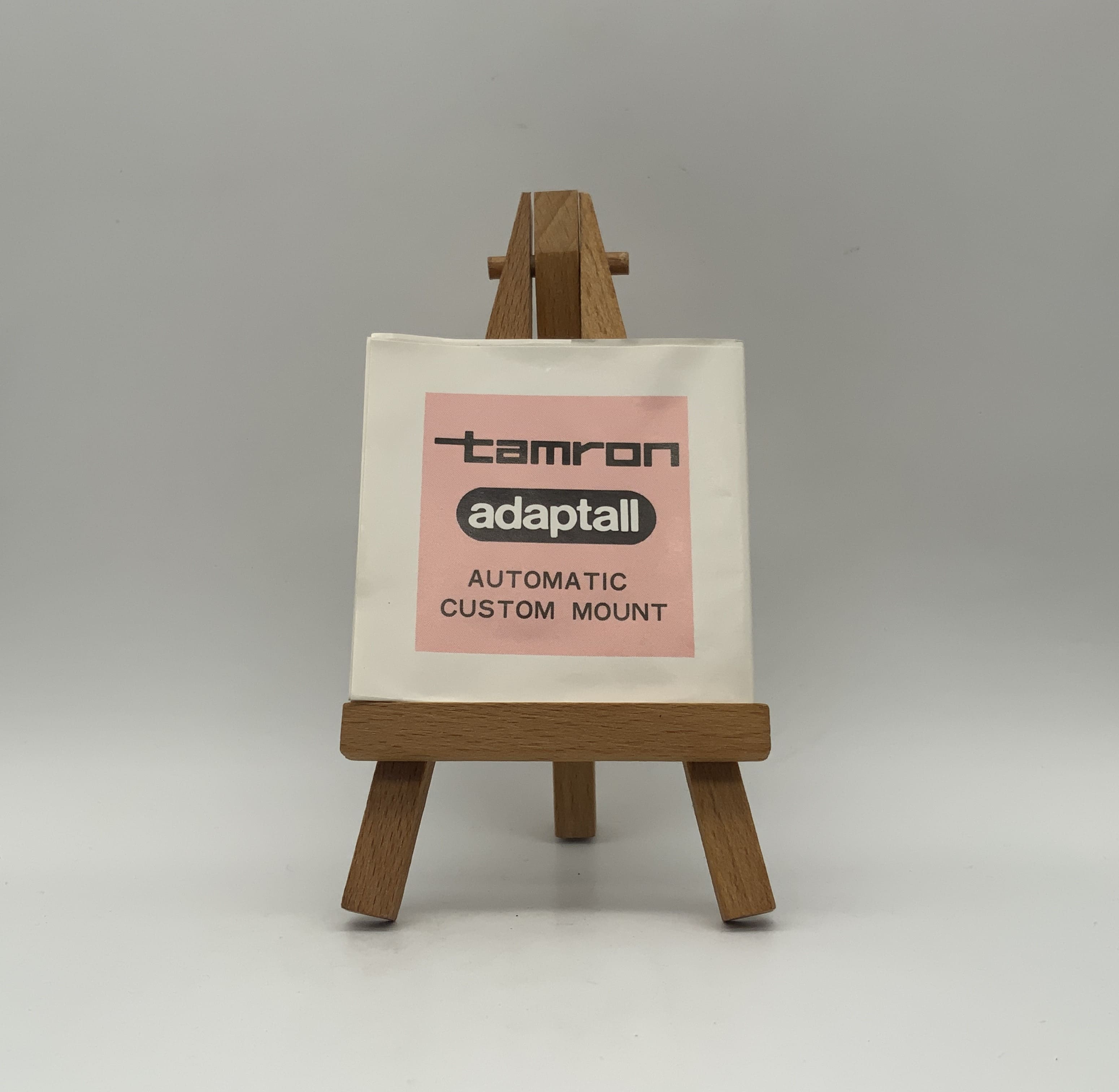 Manuel d'utilisation du support personnalisé automatique Tamron Adaptall (allemand)