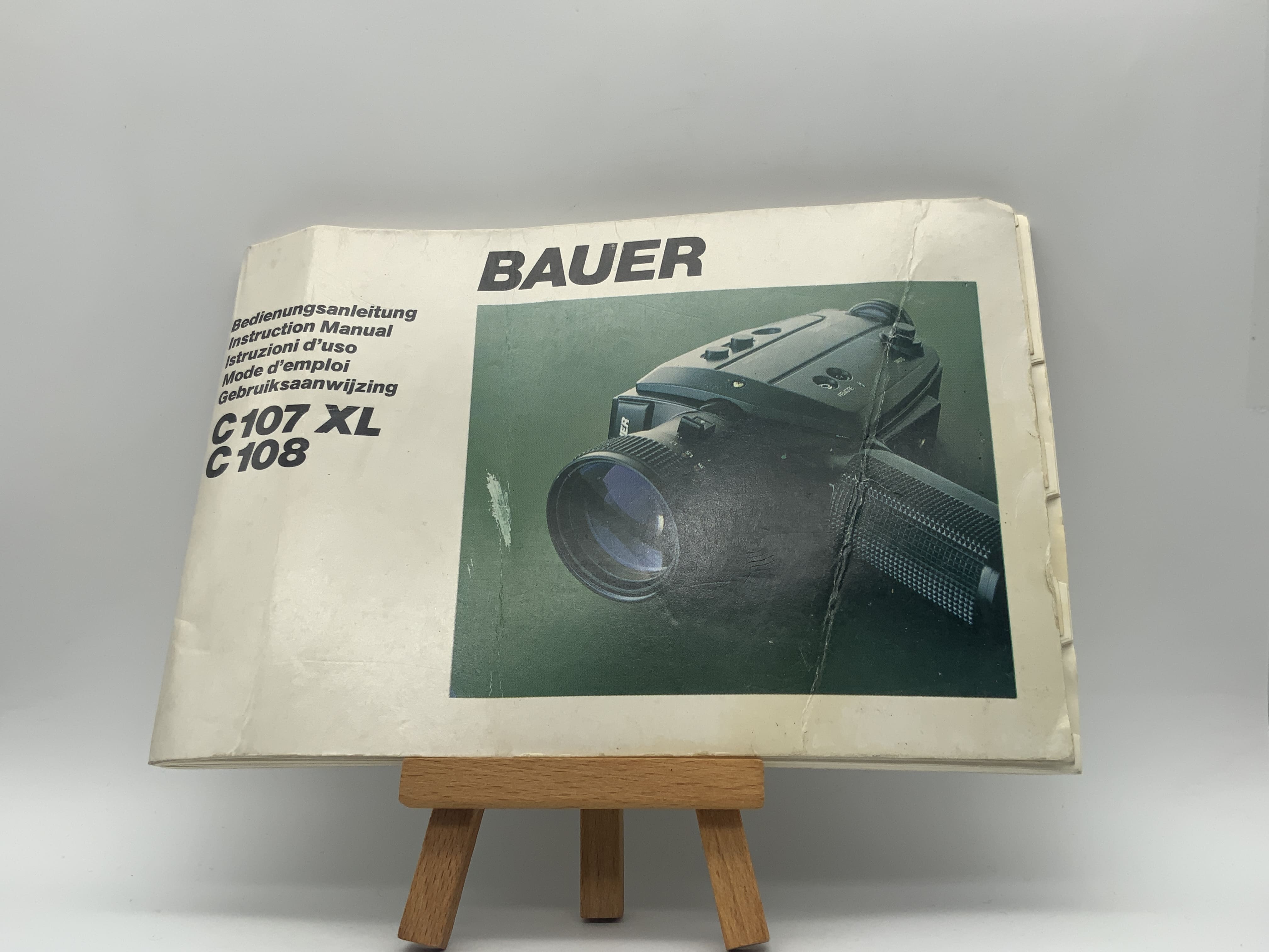 Manuel d'utilisation Bauer C107 XL / C108 (allemand)