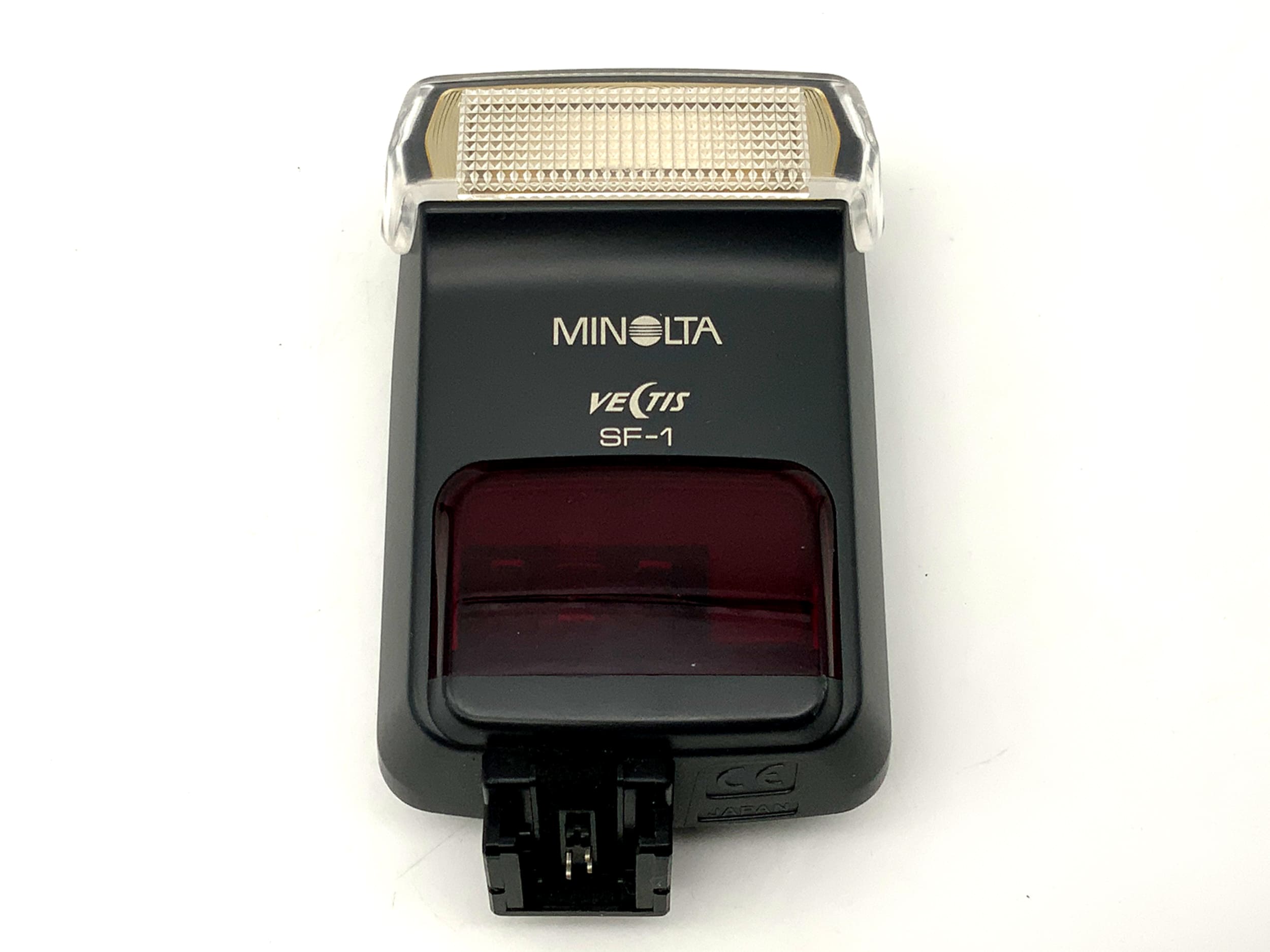Minolta SF-1 Blitzgerät für Minolta Vectis Kamera Blitz Aufsteckblitz Flash