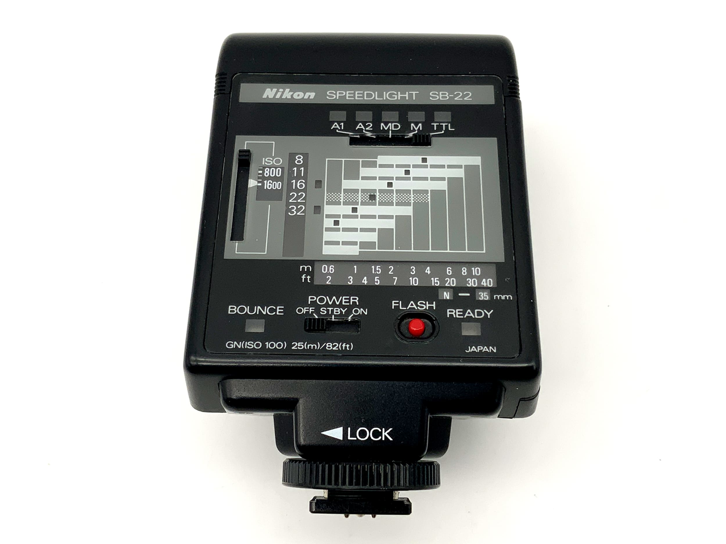 Nikon Speedlight SB-22 Blitzgerät für Nikon F4, F801, F501, FA Blitz Flash