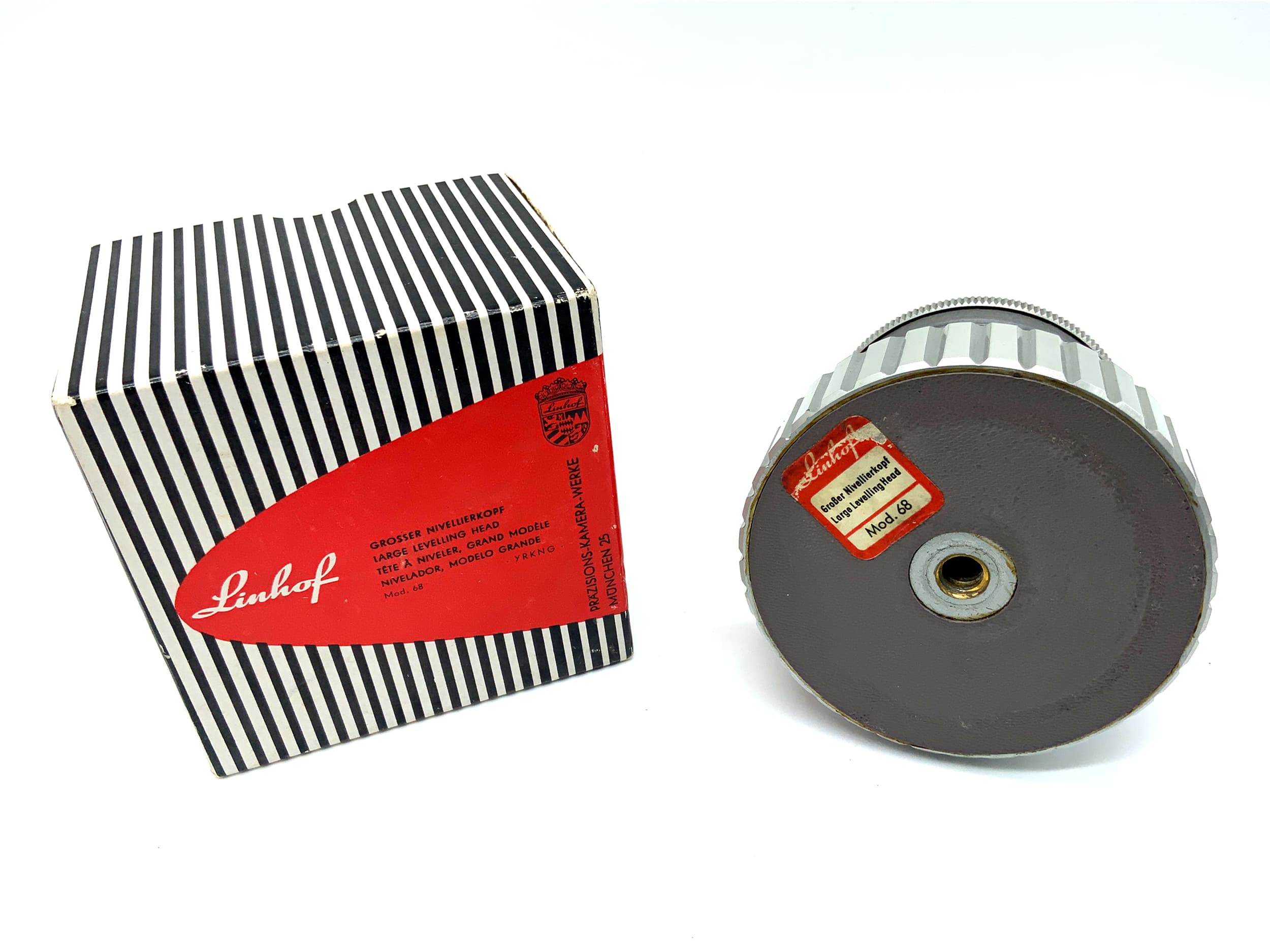 Linhof Großer Nivellierkopf Stativkopf grau Mod. 68 YRKNG in OVP