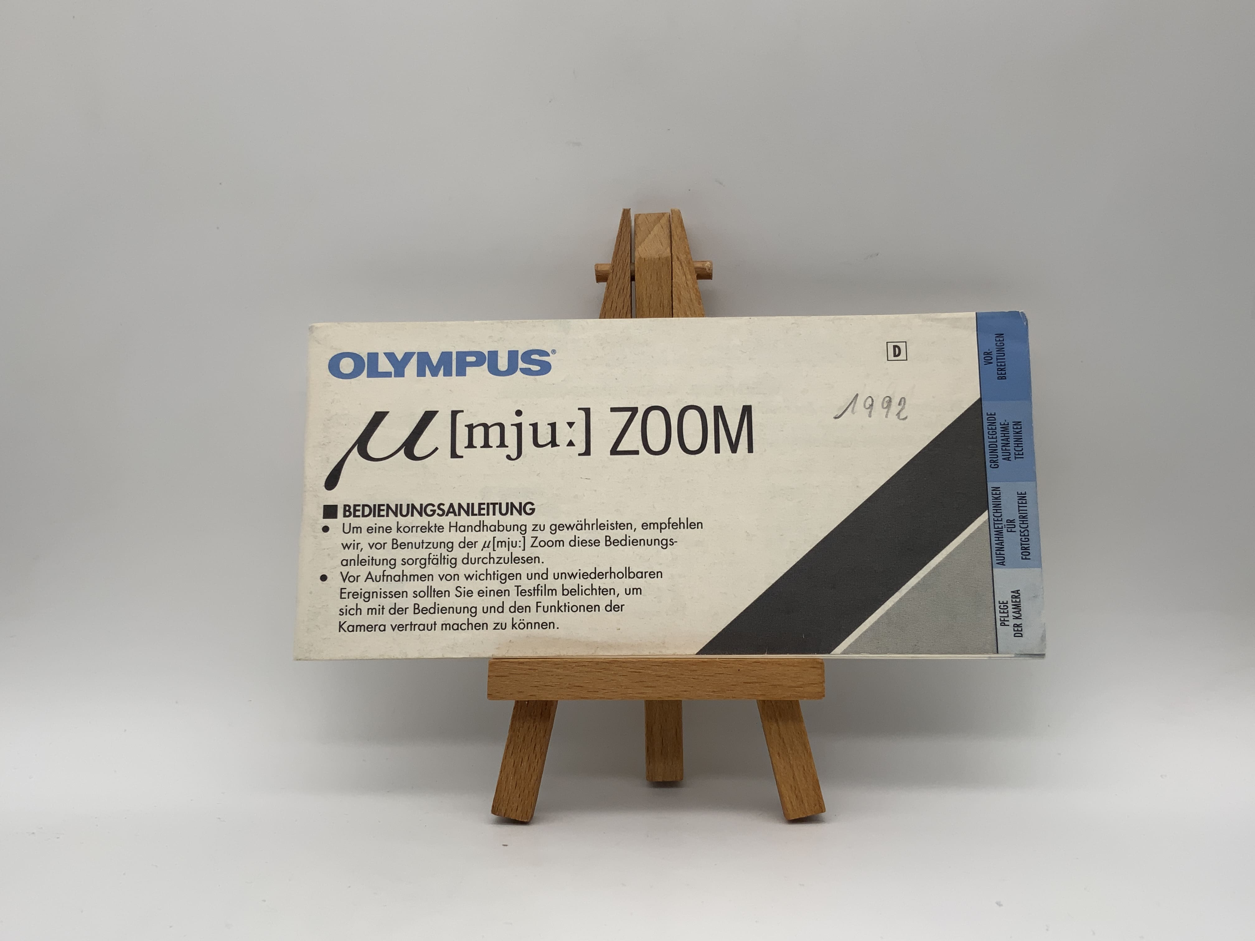 Olympus mju zoom Bedienungsanleitung Deutsch