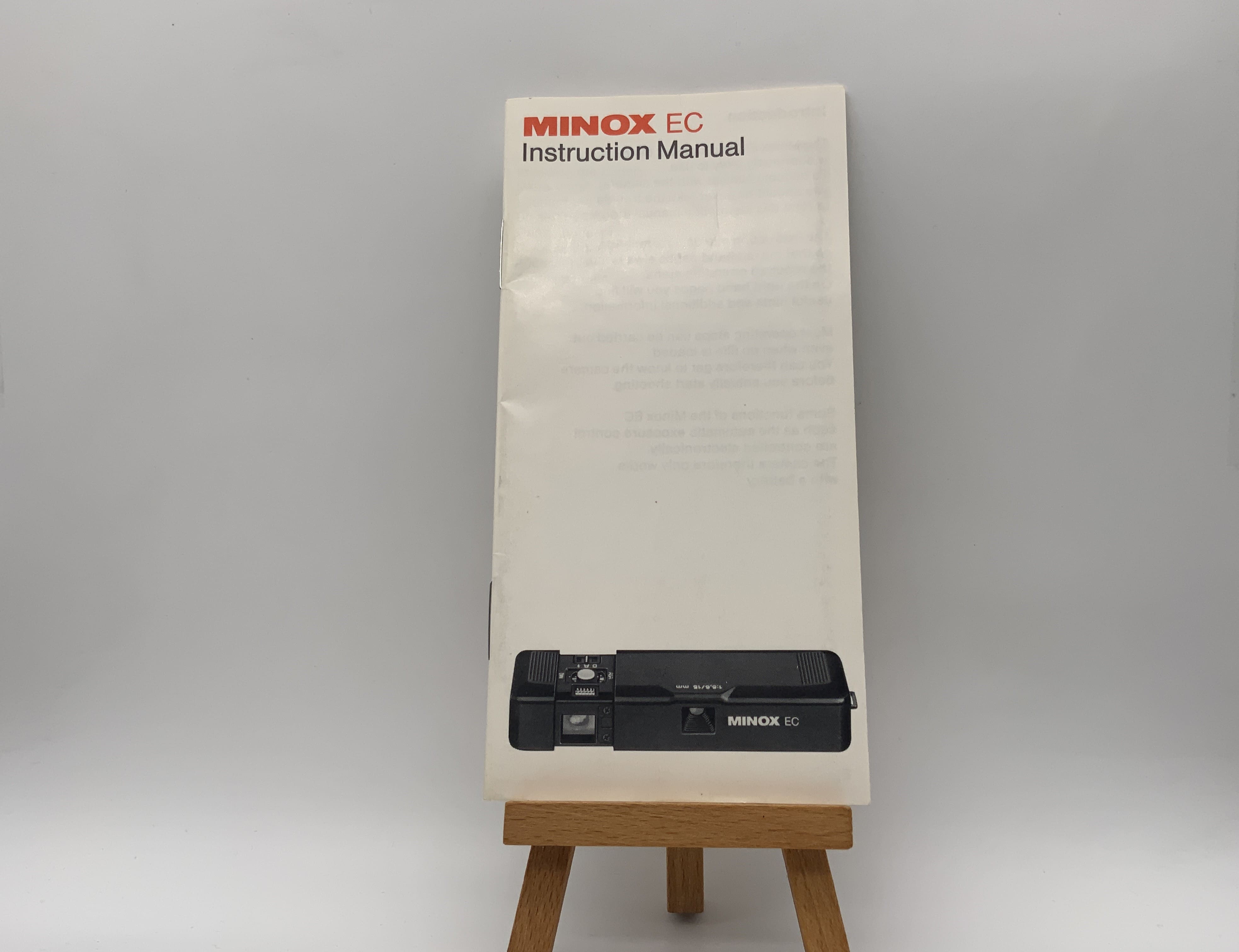 Minox Minox EC Bedienungsanleitung Englisch