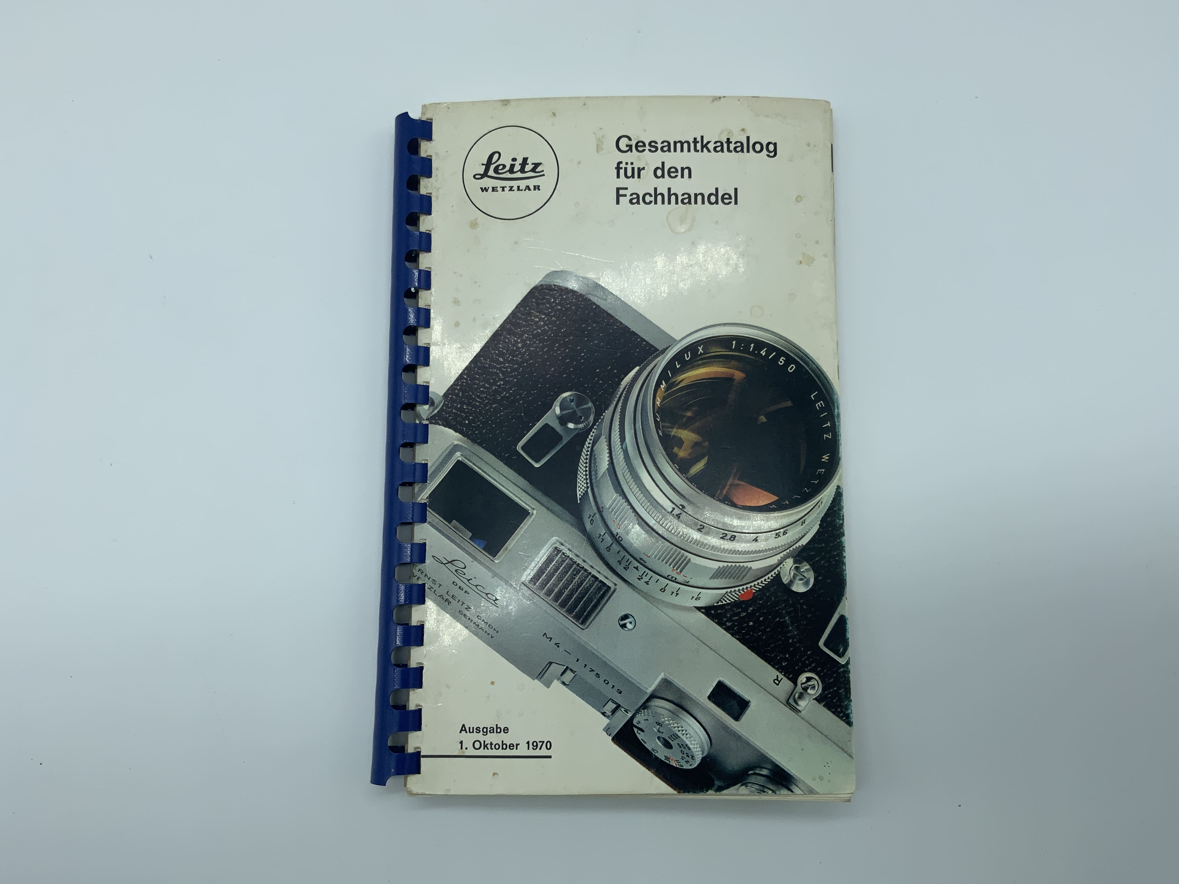 Leitz Wetzlar Gesamtkatalog für den Fachhandel 01. Oktober 1970 Katalog Deutsch