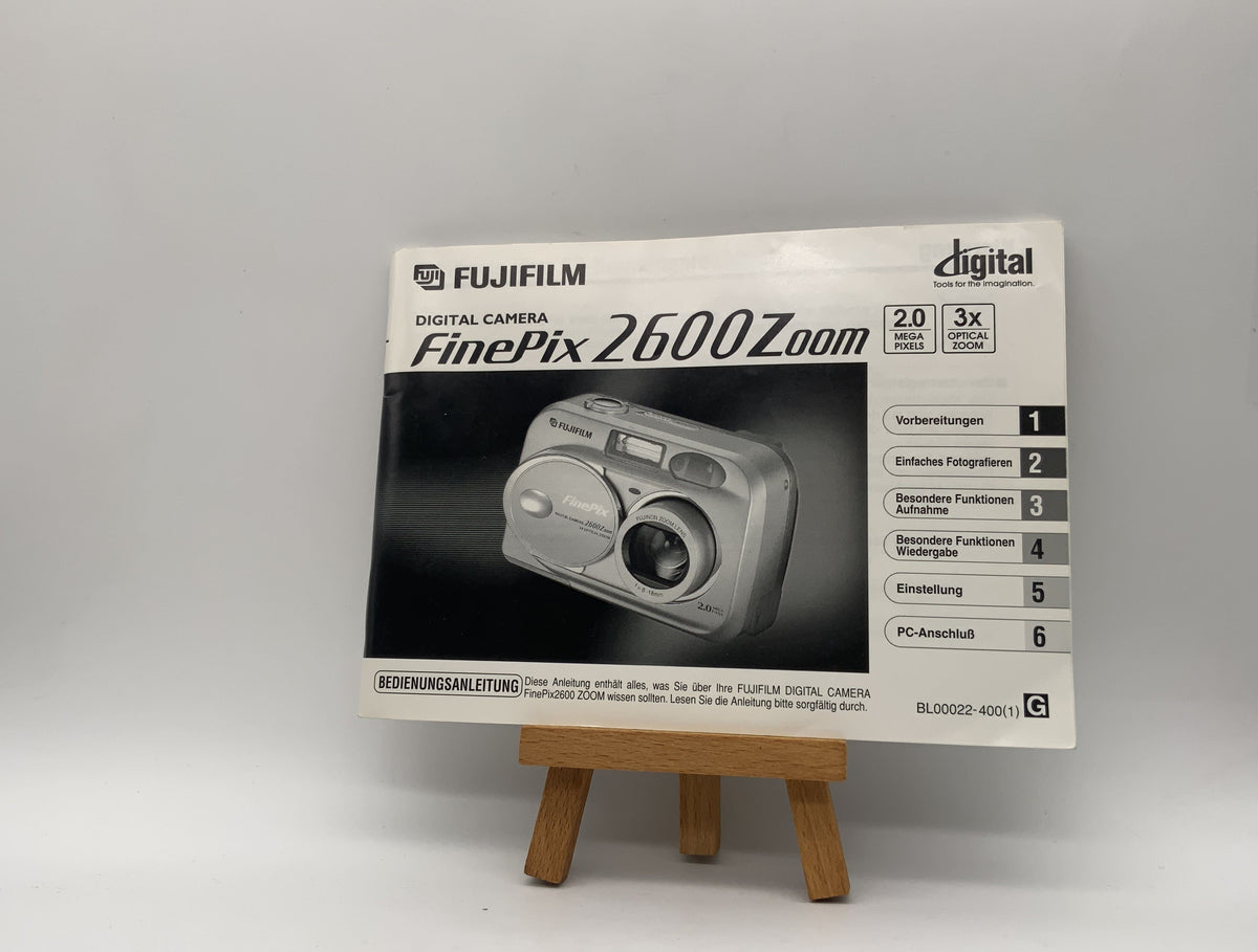 Fujifilm FinePix 2600 Zoom Bedienungsanleitung Deutsch