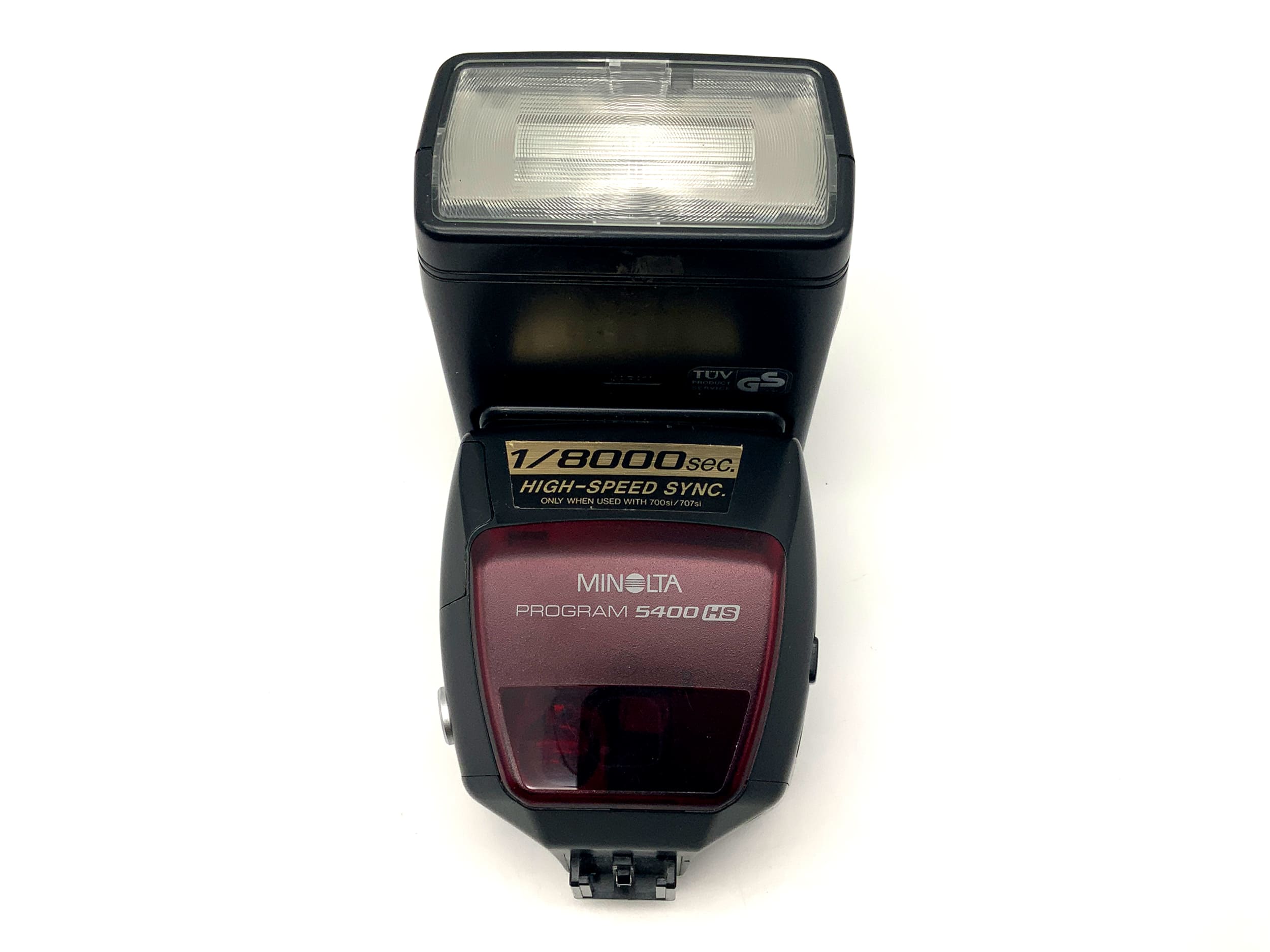 Minolta Program 5400HS Blitzgerät High Speed Kamera Blitz Aufsteckblitz Flash