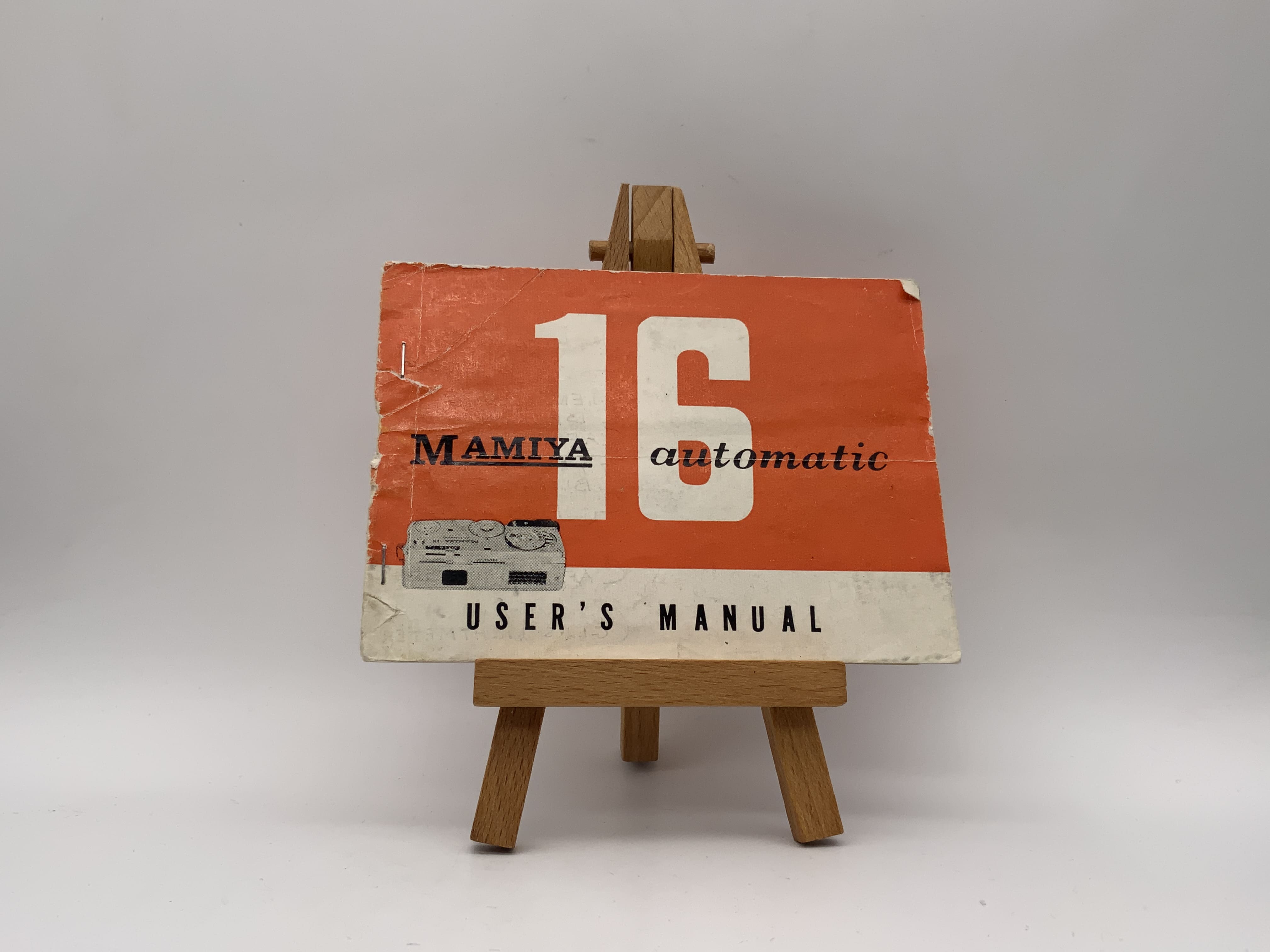 Mamiya Automatic 16 User`s Manual Bedienungsanleitung Englisch