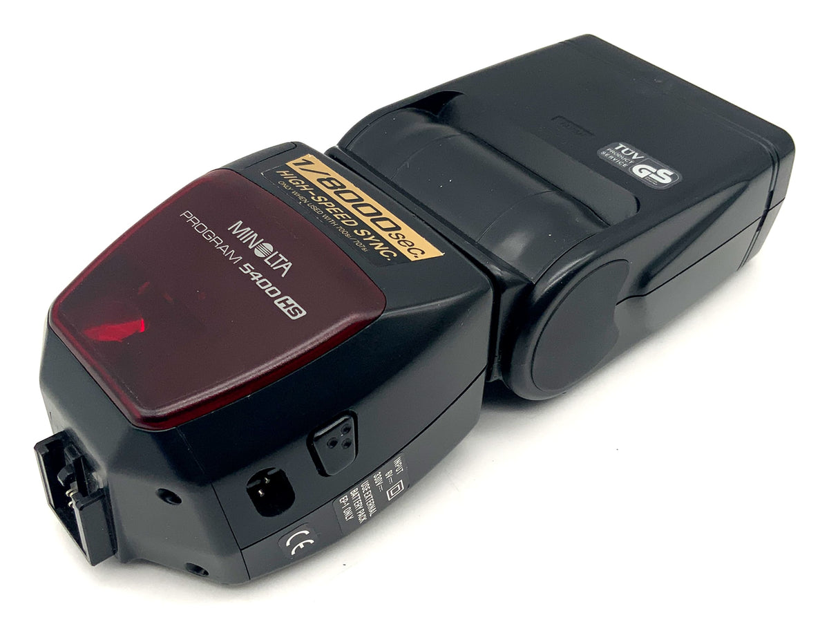 Minolta Program 5400HS Flash Unit High Speed ​​Camera Flash Clip-on Flash
