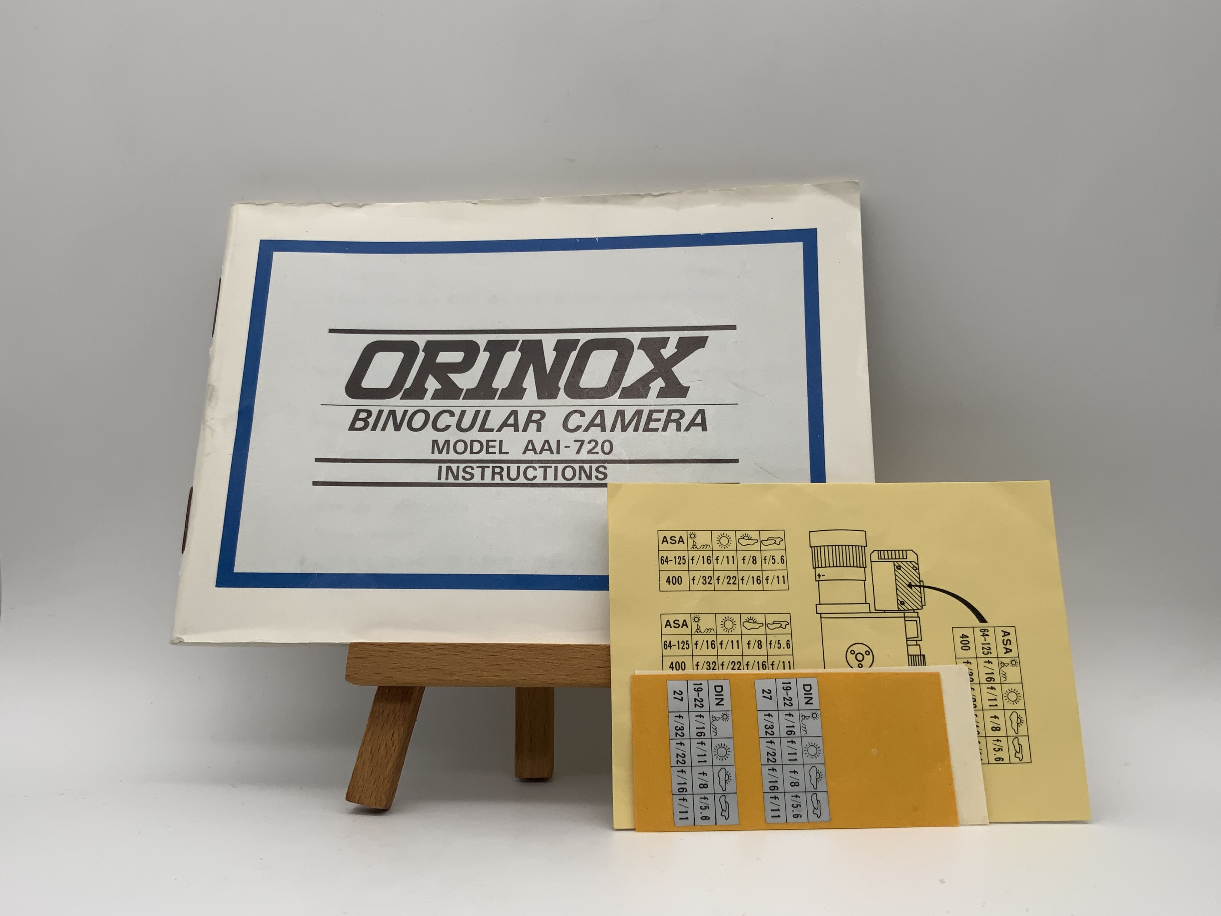 Orinox Model AAI-720 Binocular Camera Bedienungsanleitung Deutsch