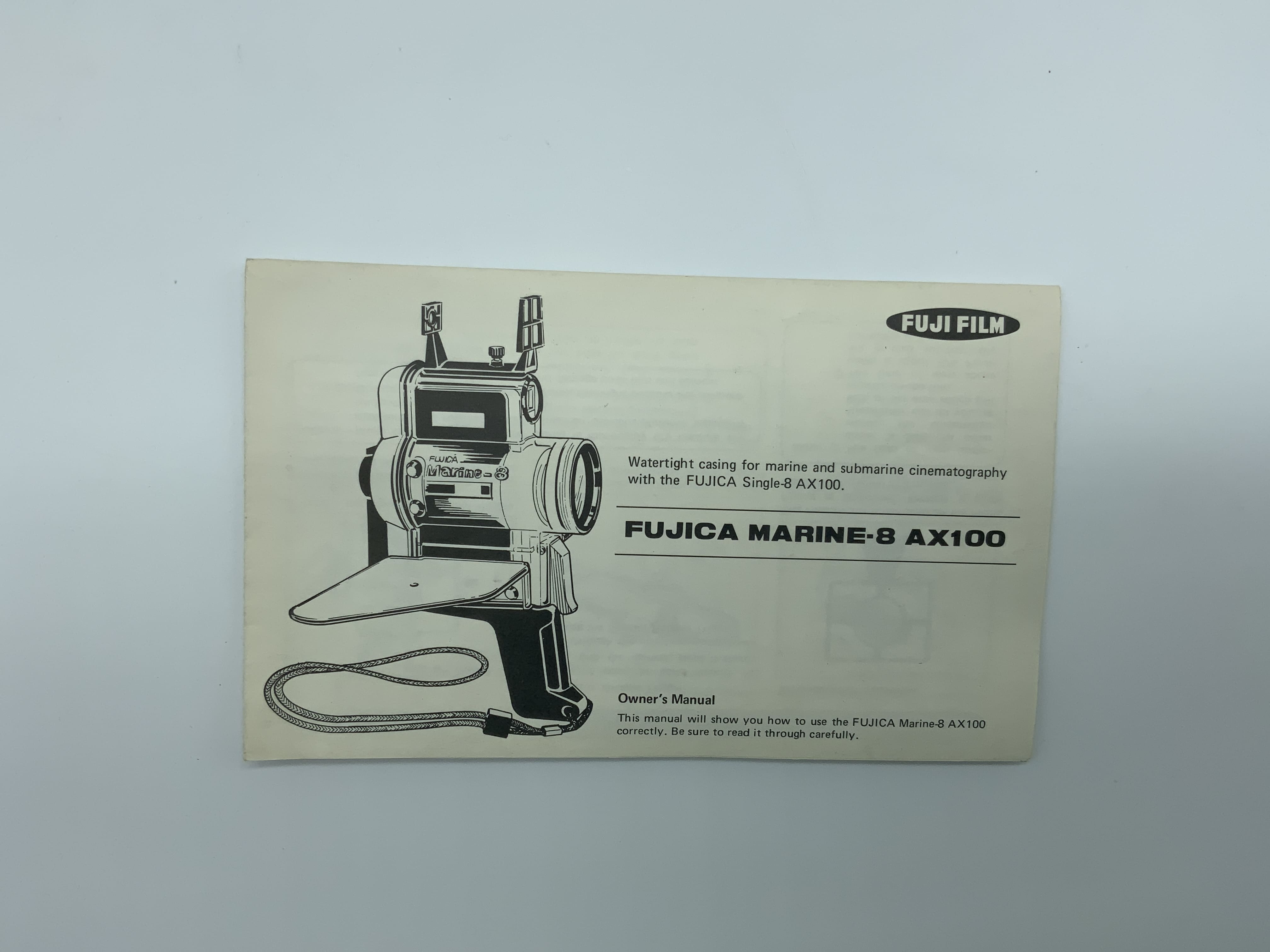 Fujifilm Fujica Marine 8 AX100 Bedienungsanleitung Englisch