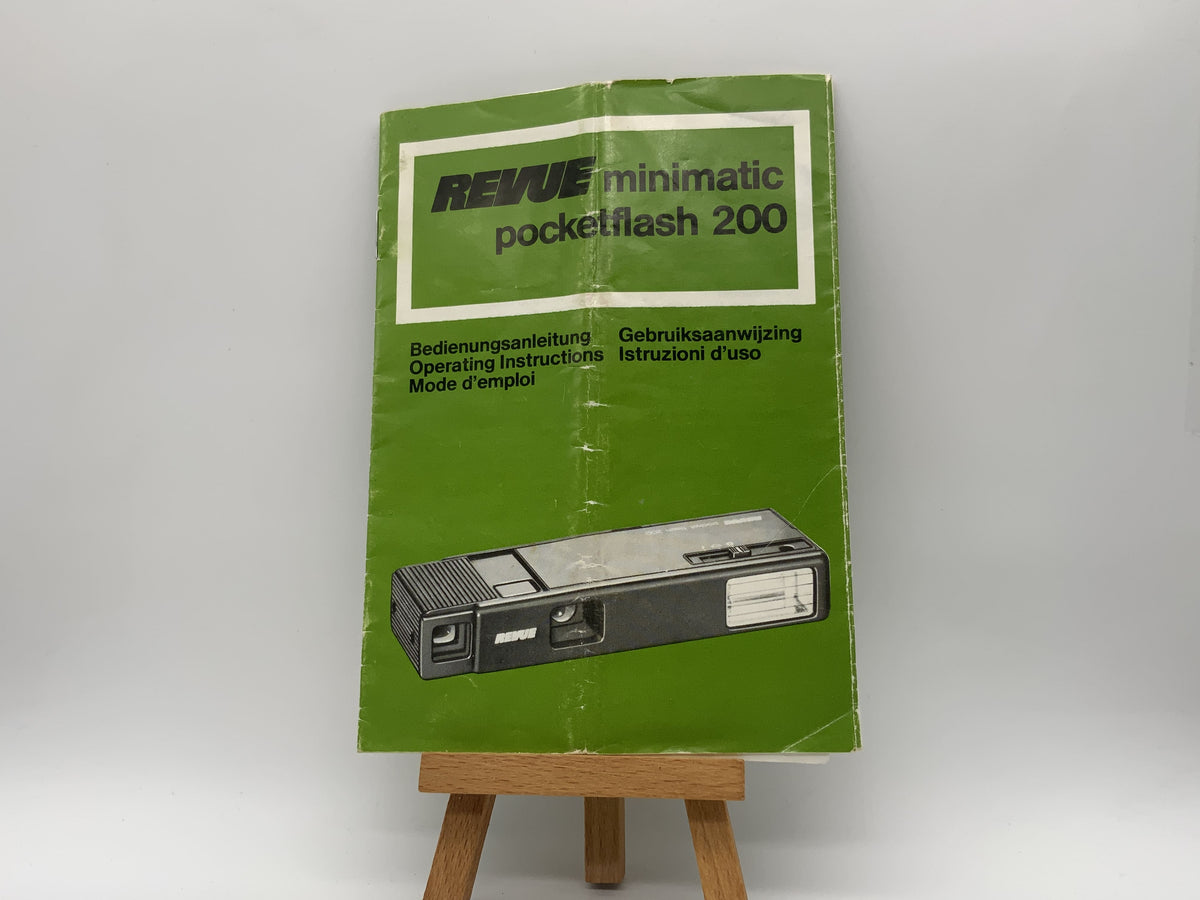Revue Minimatic Pocketflash 200 Bedienungsanleitung Deutsch