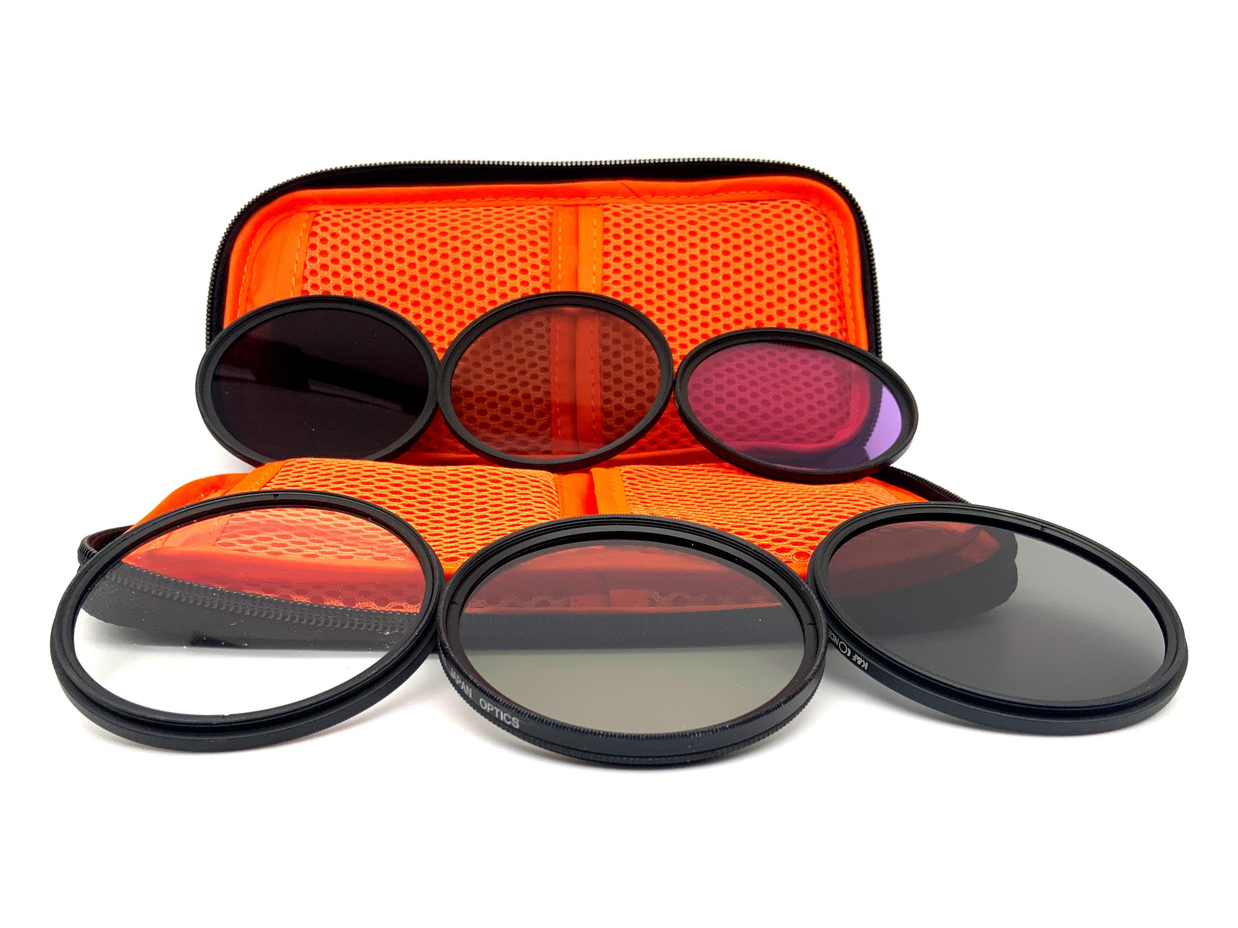 K&F Concept 6er Filterset Digital HD Slim UV,FLD, CPL, ND2/4/8 +Case Filter 67mm