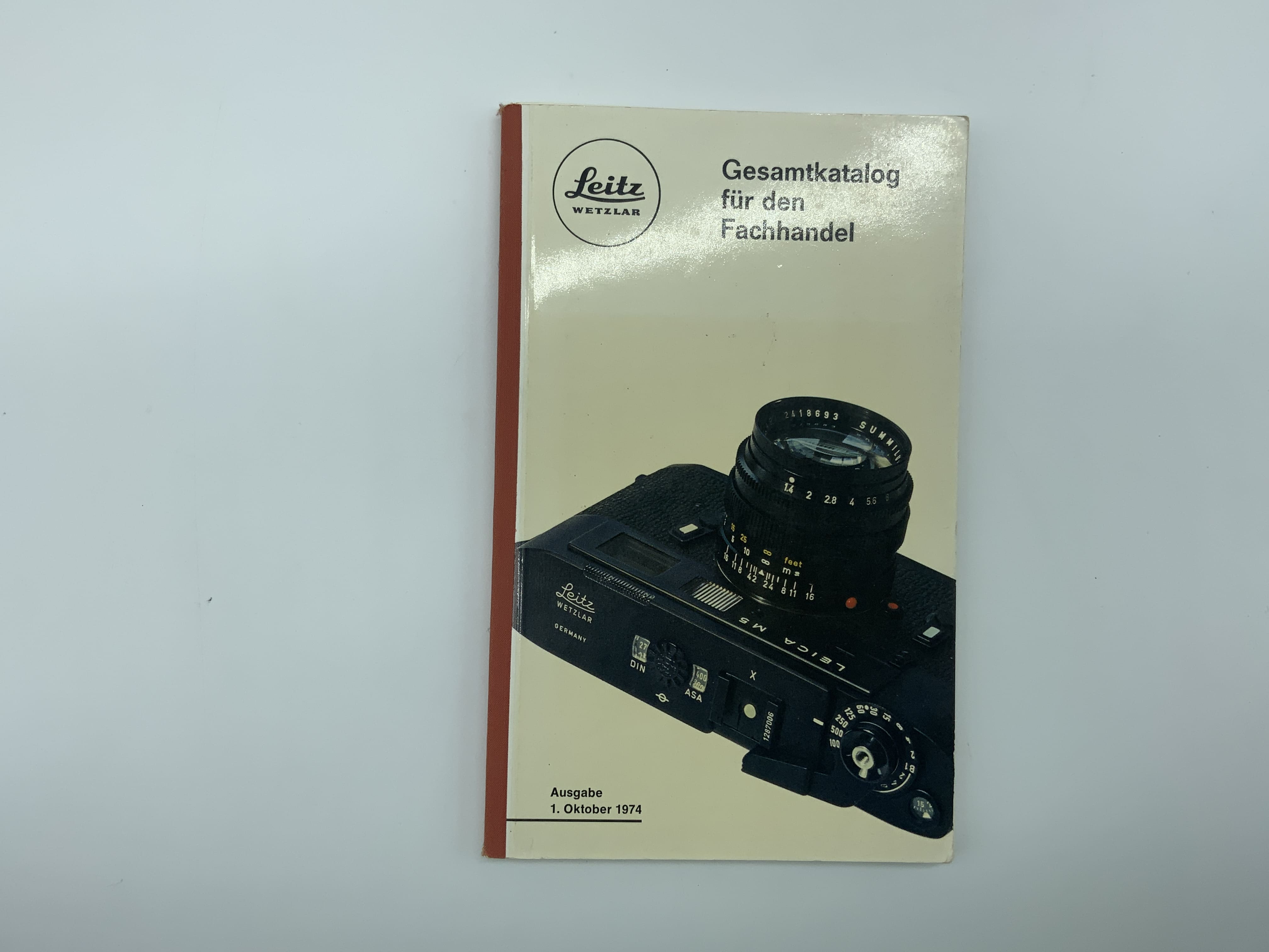 Leitz Wetzlar Gesamtkatalog für den Fachhandel 01. Oktober 1974 Katalog Deutsch