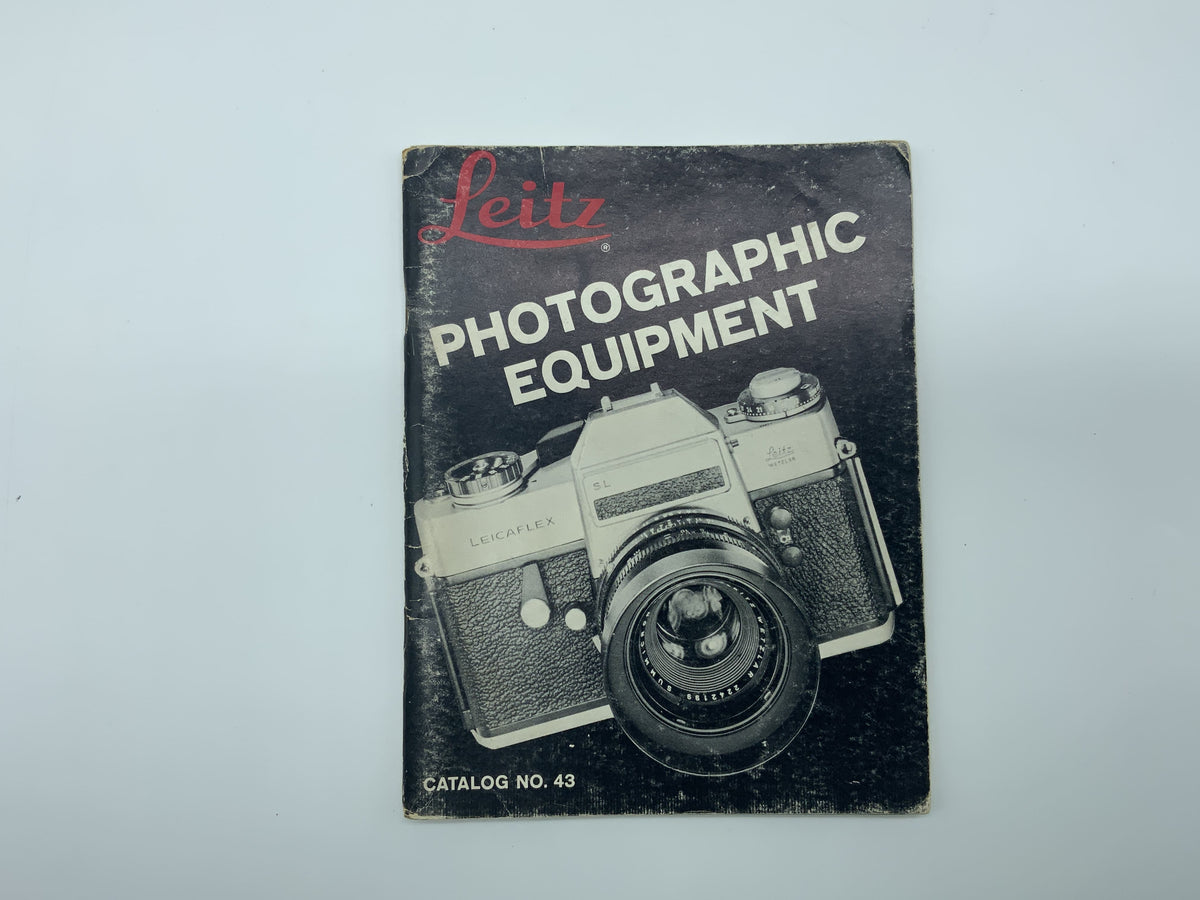Leitz Wetzlar Photographic Equipment Catalog No. 43 Operating Instructions German
