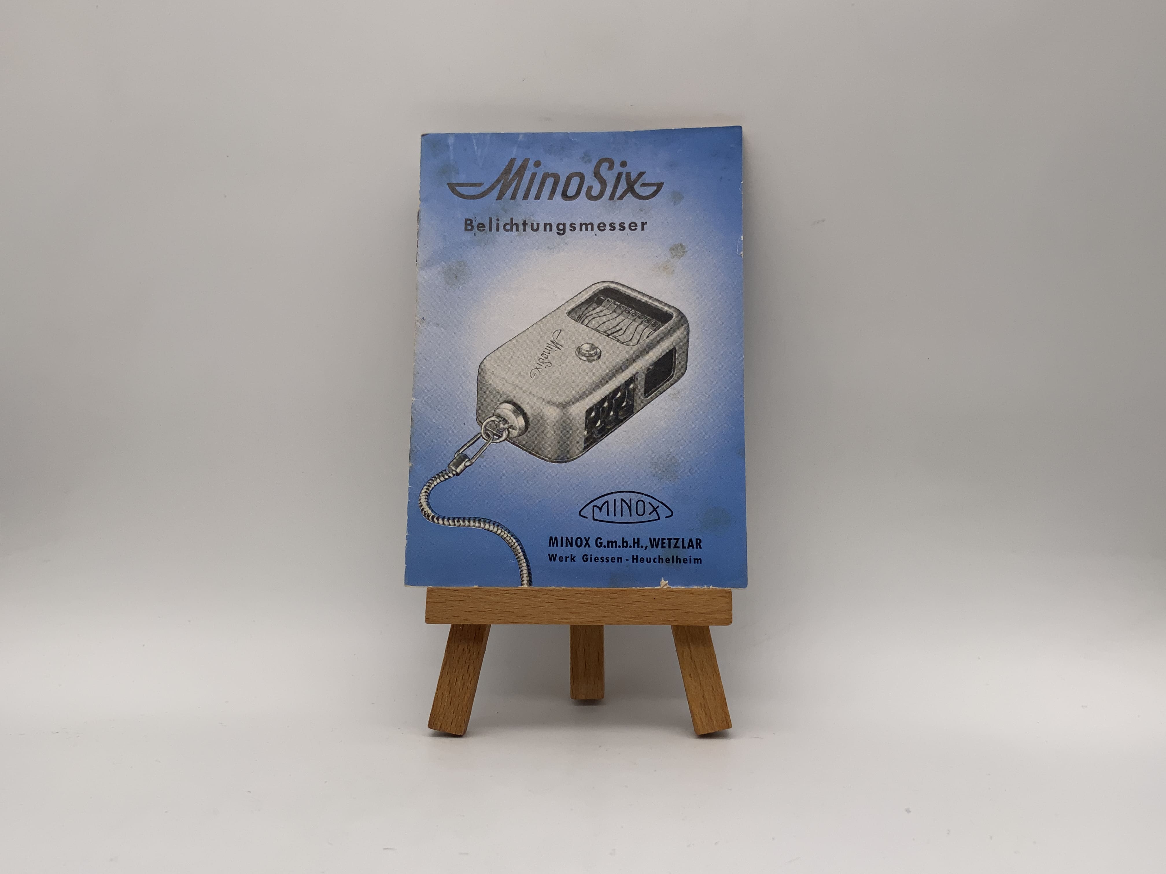 Minox Mino Six Belichtungsmesser Bedienungsanleitung Deutsch