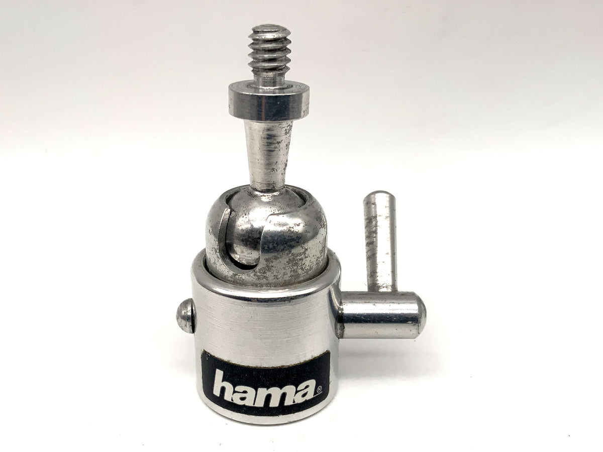 hama Stativkopf silber Mini Kugelkopf 1/4 auf 3/8
