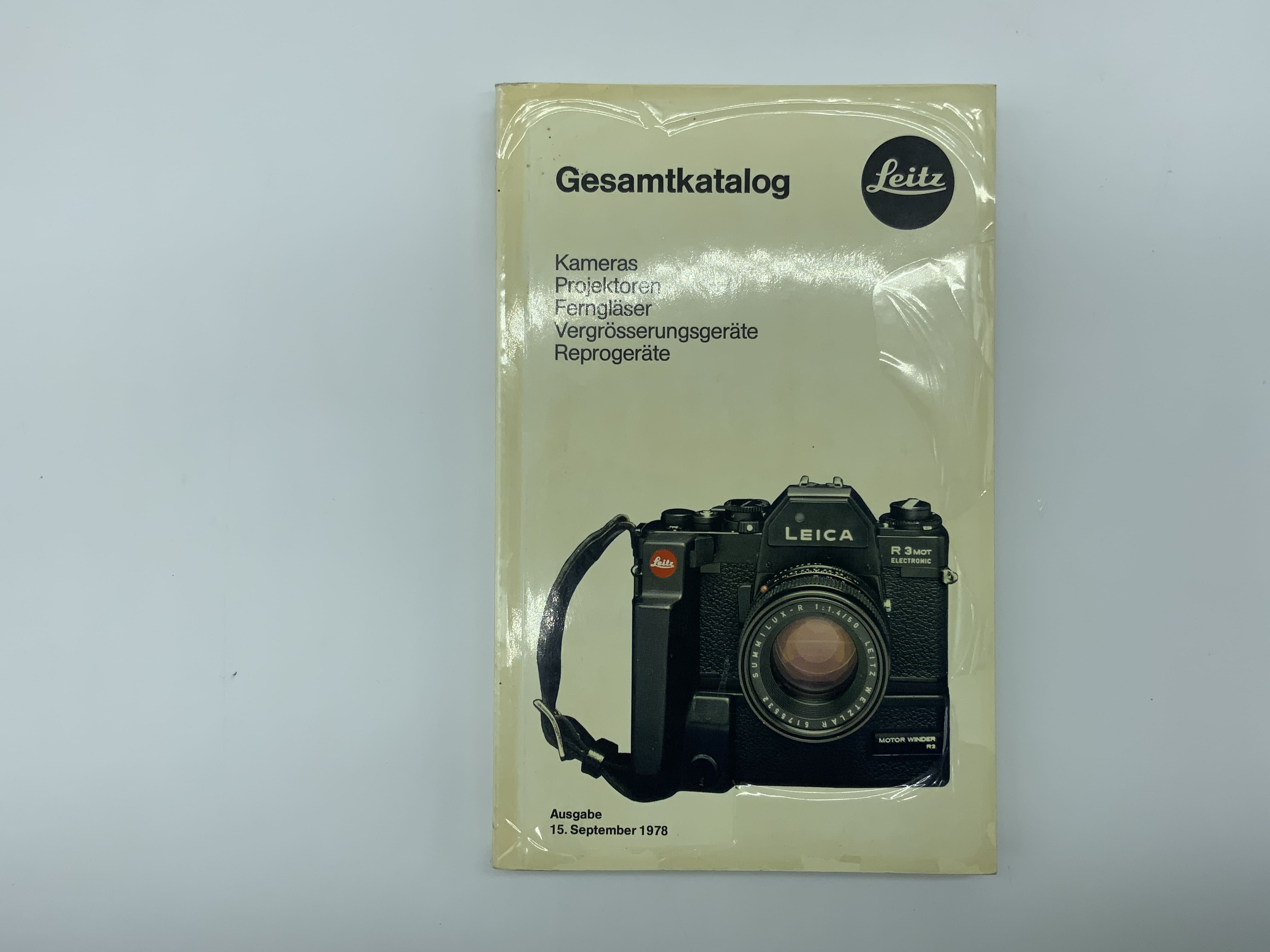 Leitz Wetzlar Complete Catalog, September 15, 1978, German Catalog