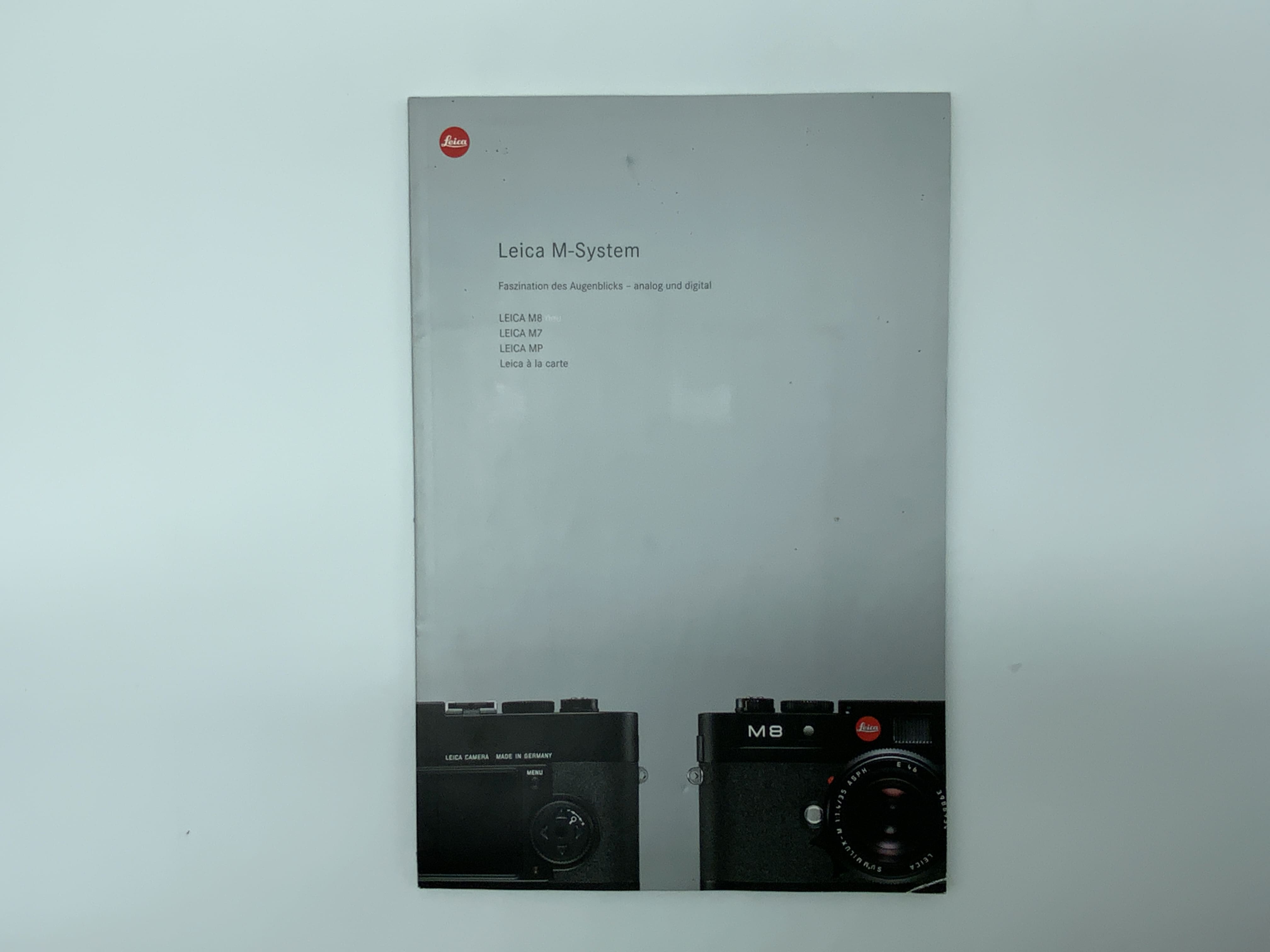 Leitz Wetzlar Leica M System Leica M8 M7 MP User Manual German
