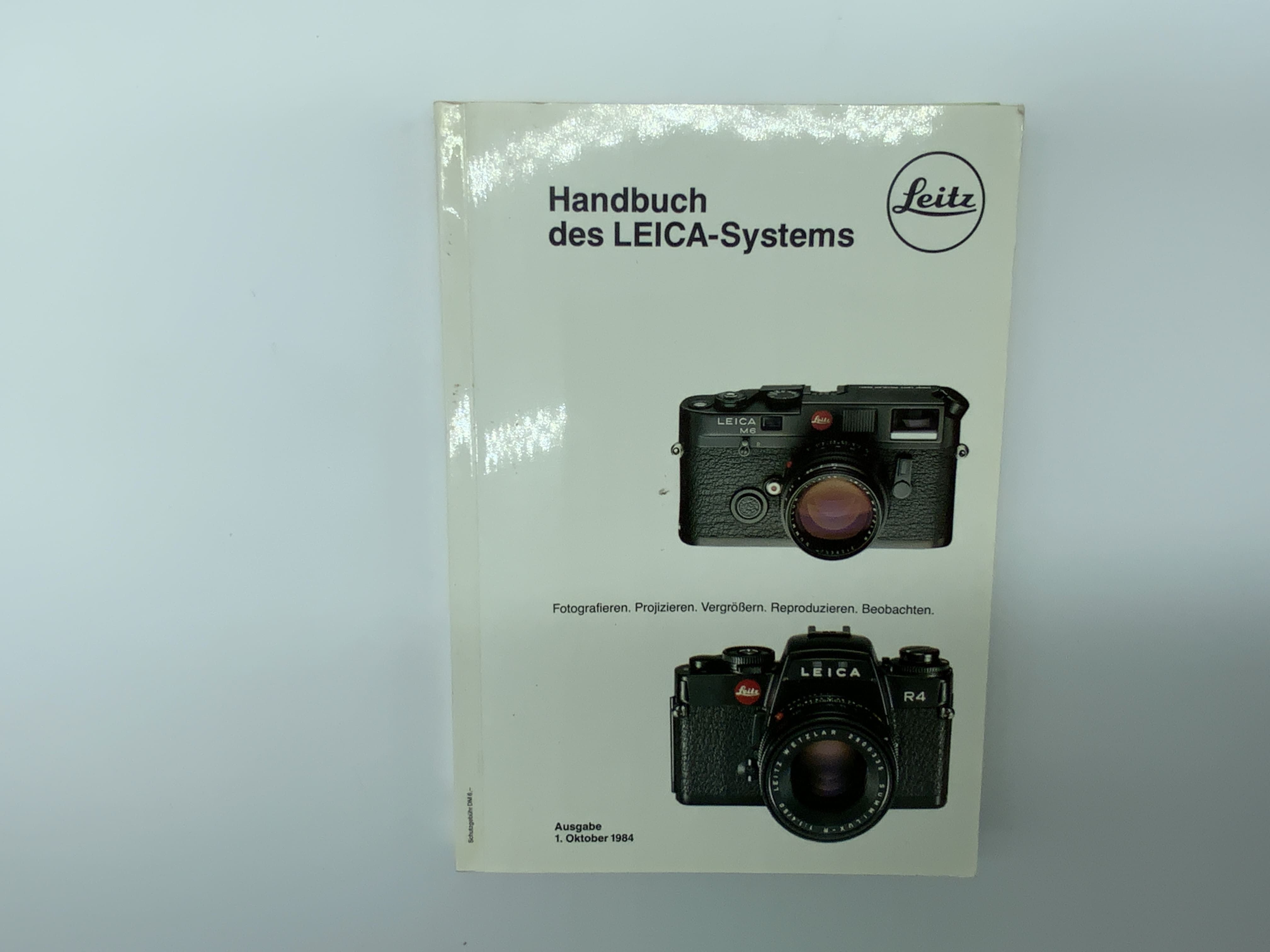 Leitz Handbook of the Leica System October 1984 Catalog German