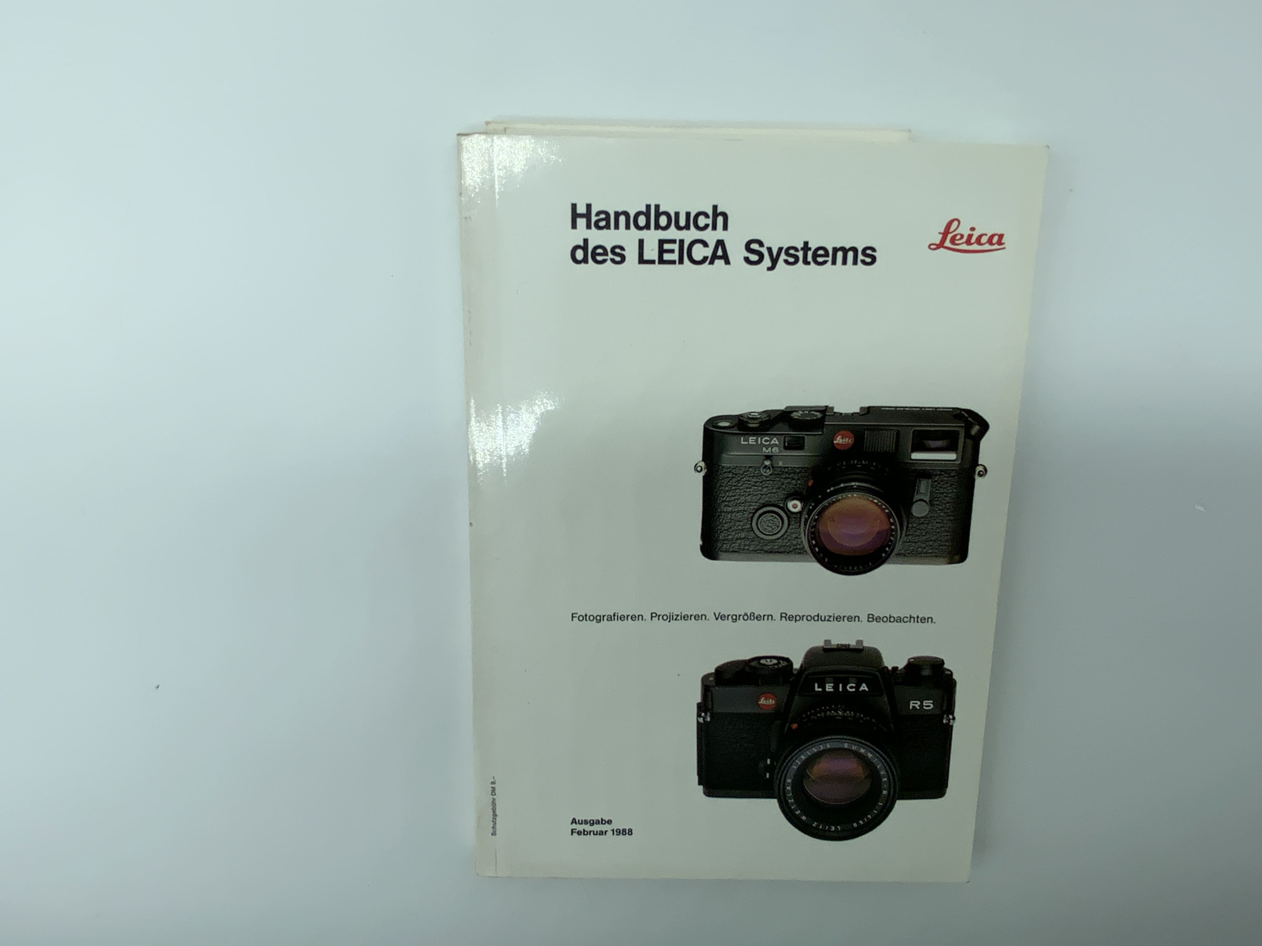 Leitz Handbook of the Leica System February 1988 Catalog German
