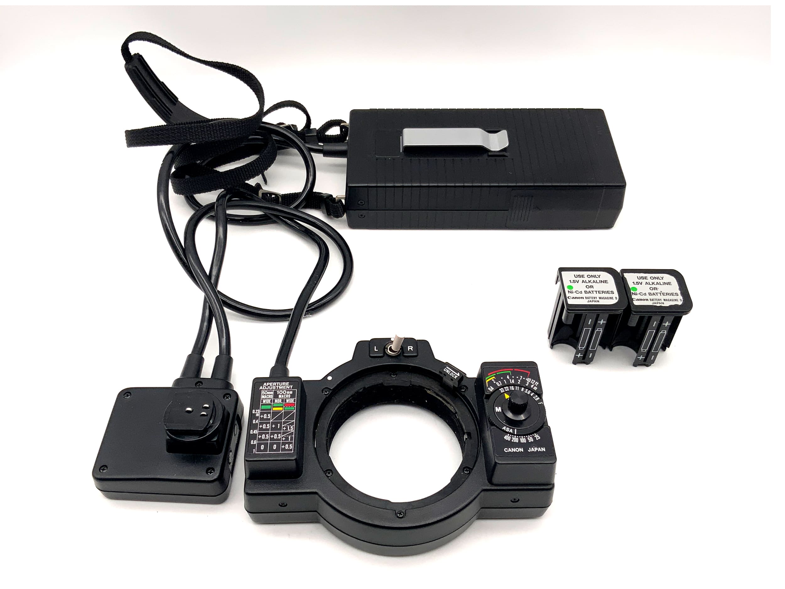 Canon Macrolite ML-1 Blitzgerät in OVP für Canon A-1, AE-1, AE-1 Program Blitz