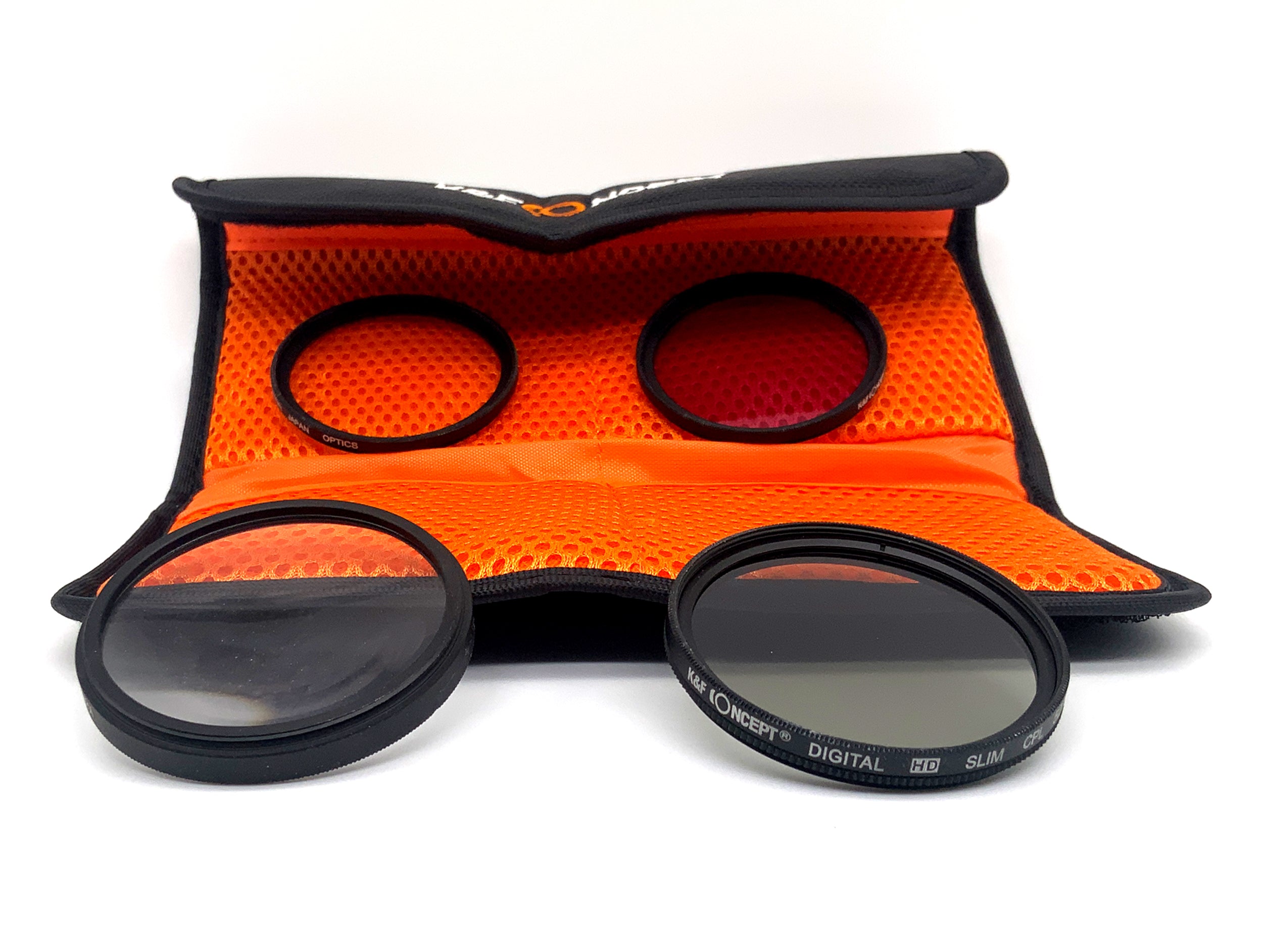 K&F Concept 6er Filterset Digital HD Slim UV/CPL/FLD/Close-Up+4 + Case 52mm