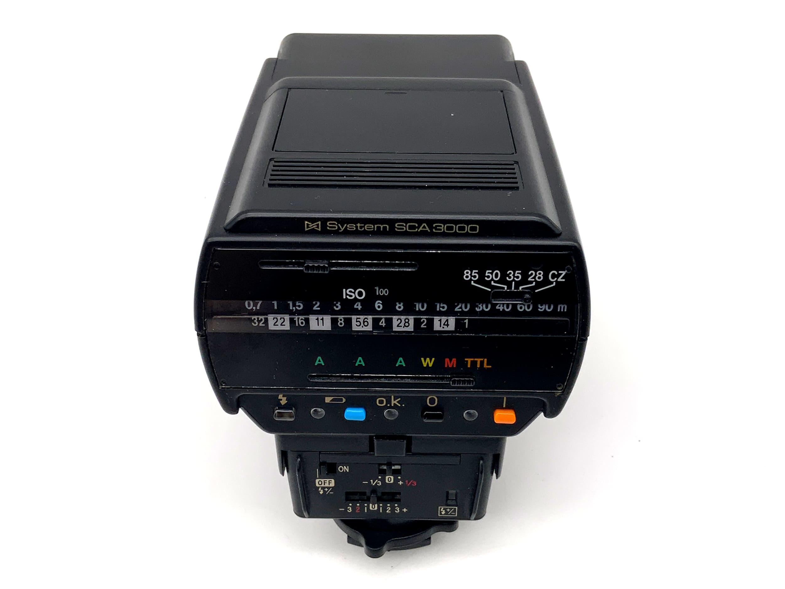 Metz mecablitz 32 MZ-3 Blitzgerät M6 TTL SCA 3501 für Leica R Modelle Blitz