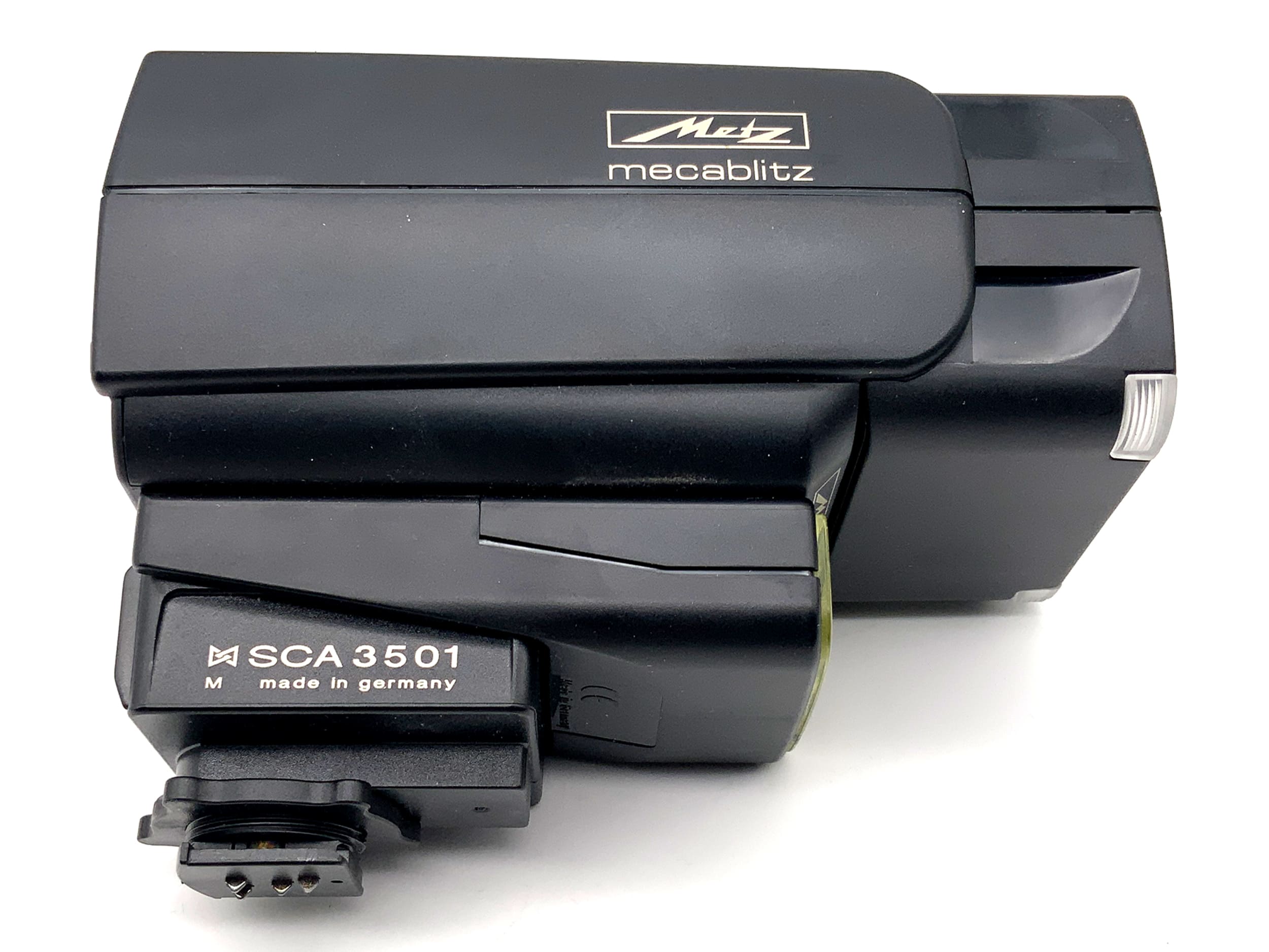 Metz mecablitz 40 MZ-3 Blitzgerät M6 TTL SCA 3501 für Leica R Modelle Blitz