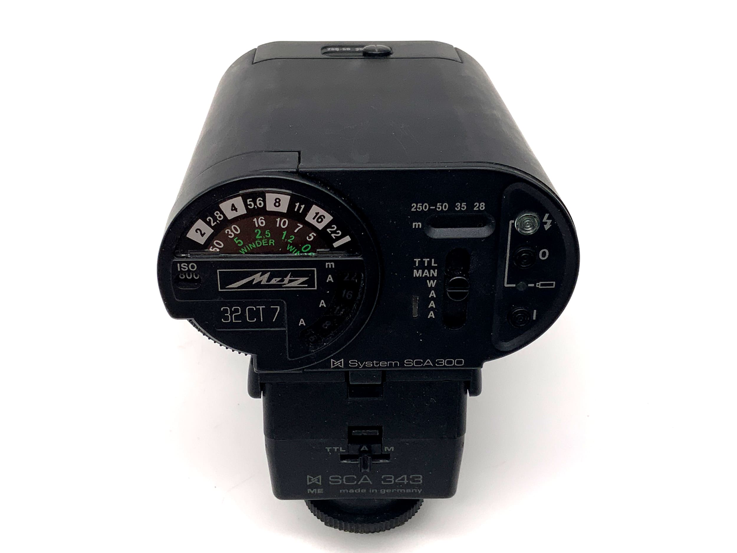 Metz mecablitz 32 CT 7 Blitzgerät SCA 343 für Nikon Kamera Blitz Flash