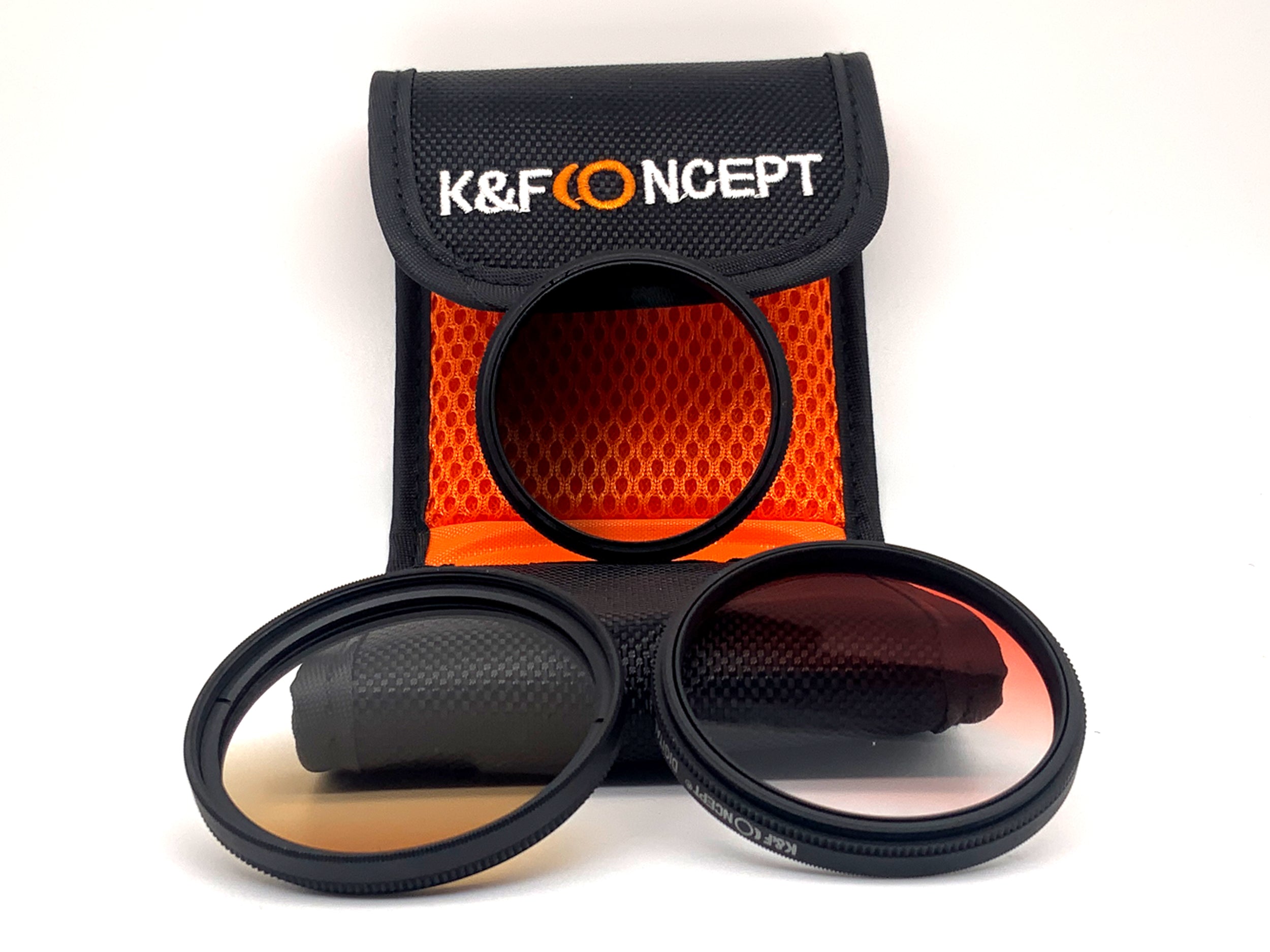 K&F Concept Verlaufsfilter Digital HD Slim Red/Green/Brown + Case Filter 52mm