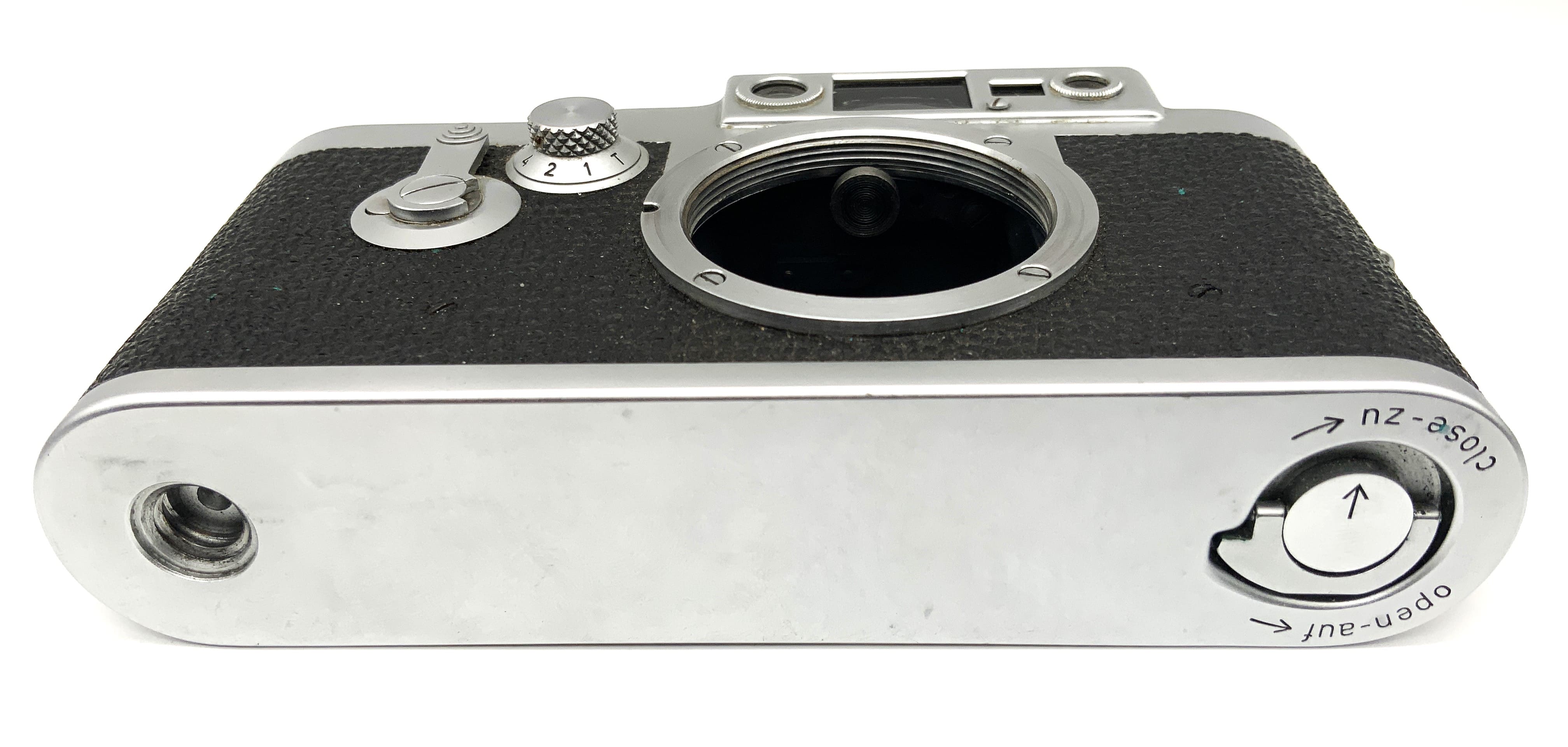 Leica IIIg Messsucherkamera 1957 Nr. 861255 Chrom Schraubleica Body Gehäuse