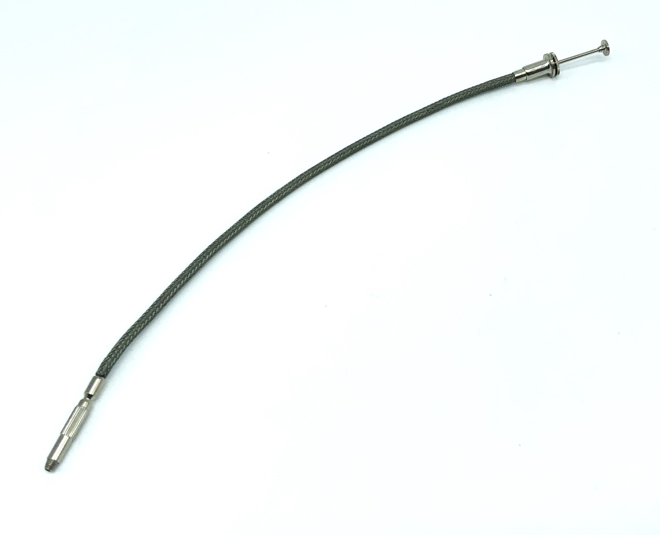 Drahtauslöser silber ca.25cm mit Feststeller Fernauslöser cable release