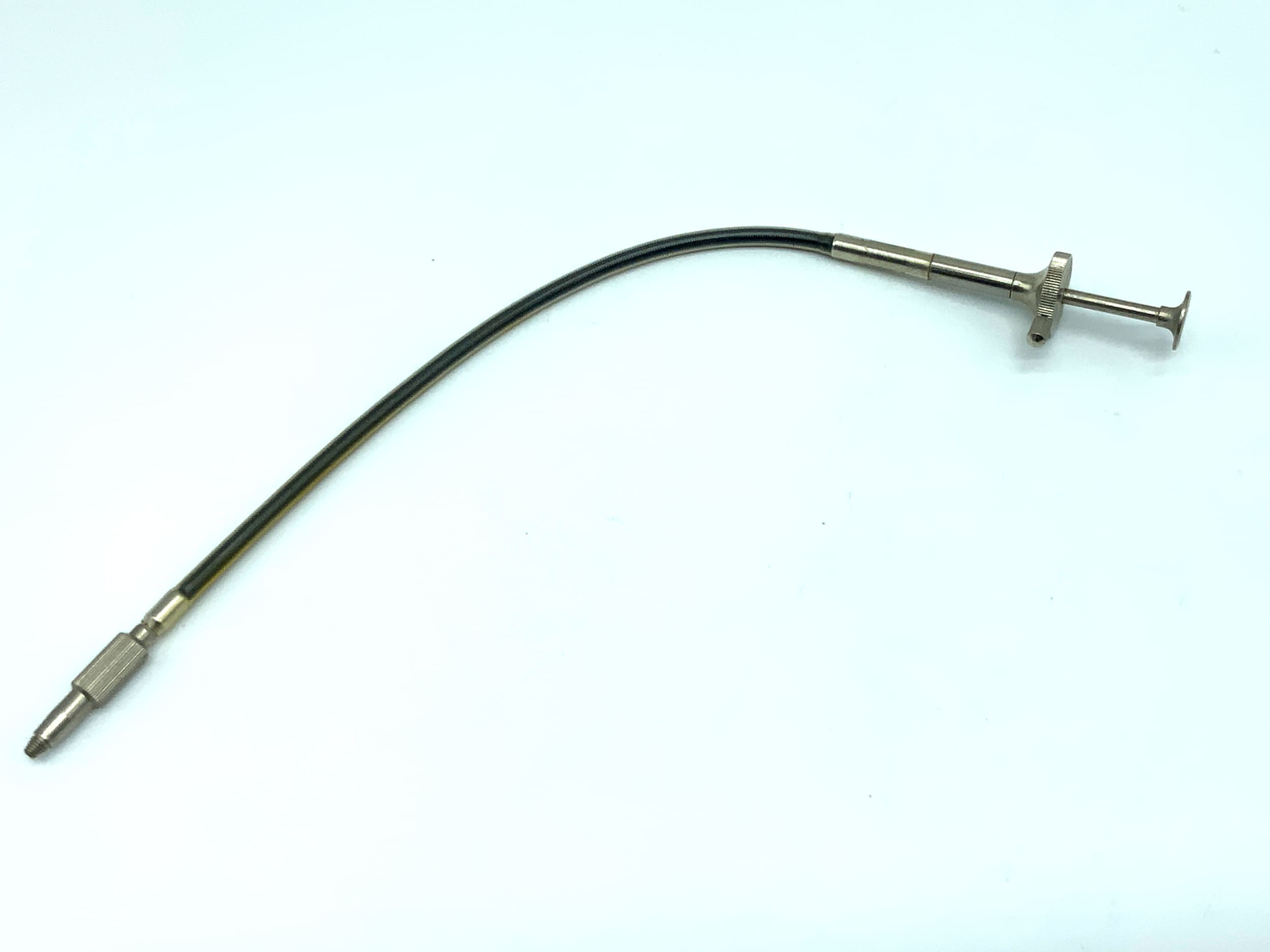 Drahtauslöser silber ca.25cm mit Feststeller Fernauslöser cable release