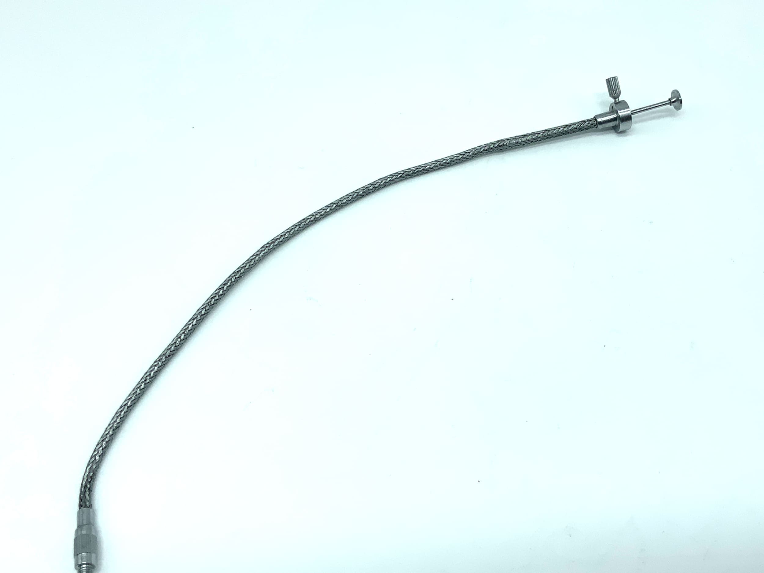 Drahtauslöser silber ca.25cm mit Feststeller Fernauslöser cable release