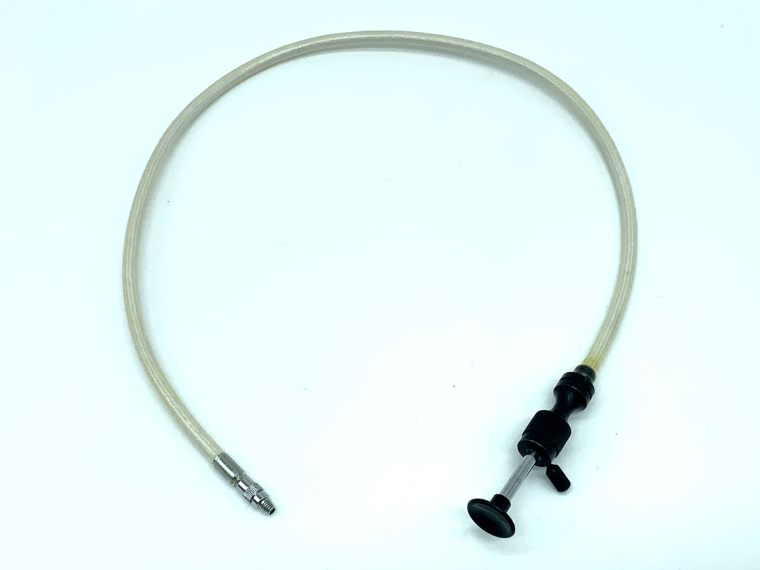 Drahtauslöser weiß ca.40cm mit Feststeller Fernauslöser cable release