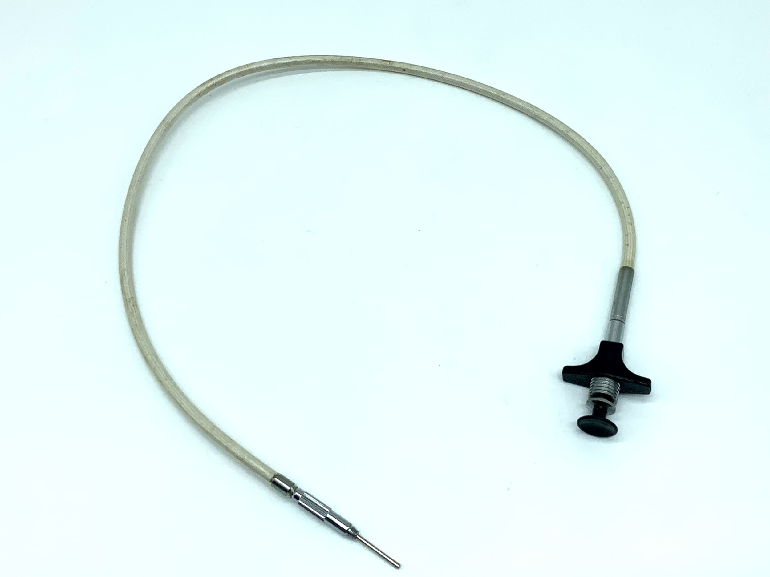 Drahtauslöser weiß ca.50cm mit Feststeller Fernauslöser cable release