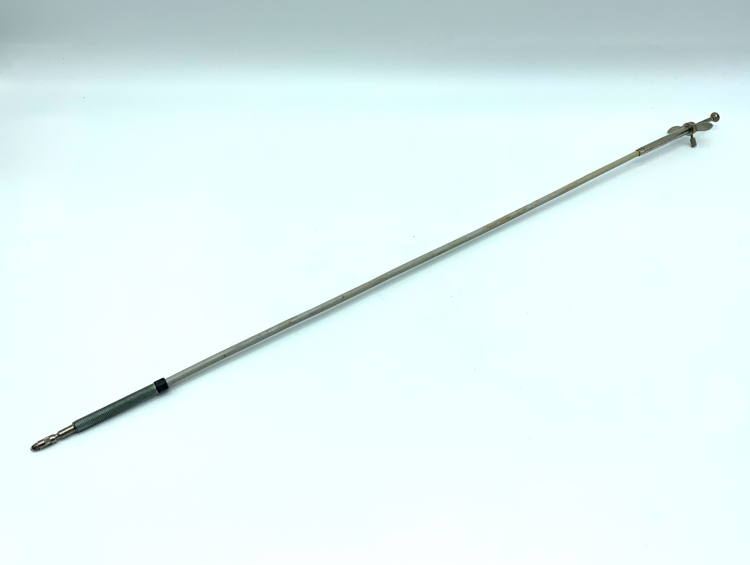 Drahtauslöser weiß/silber ca.50cm mit Feststeller Fernauslöser cable release