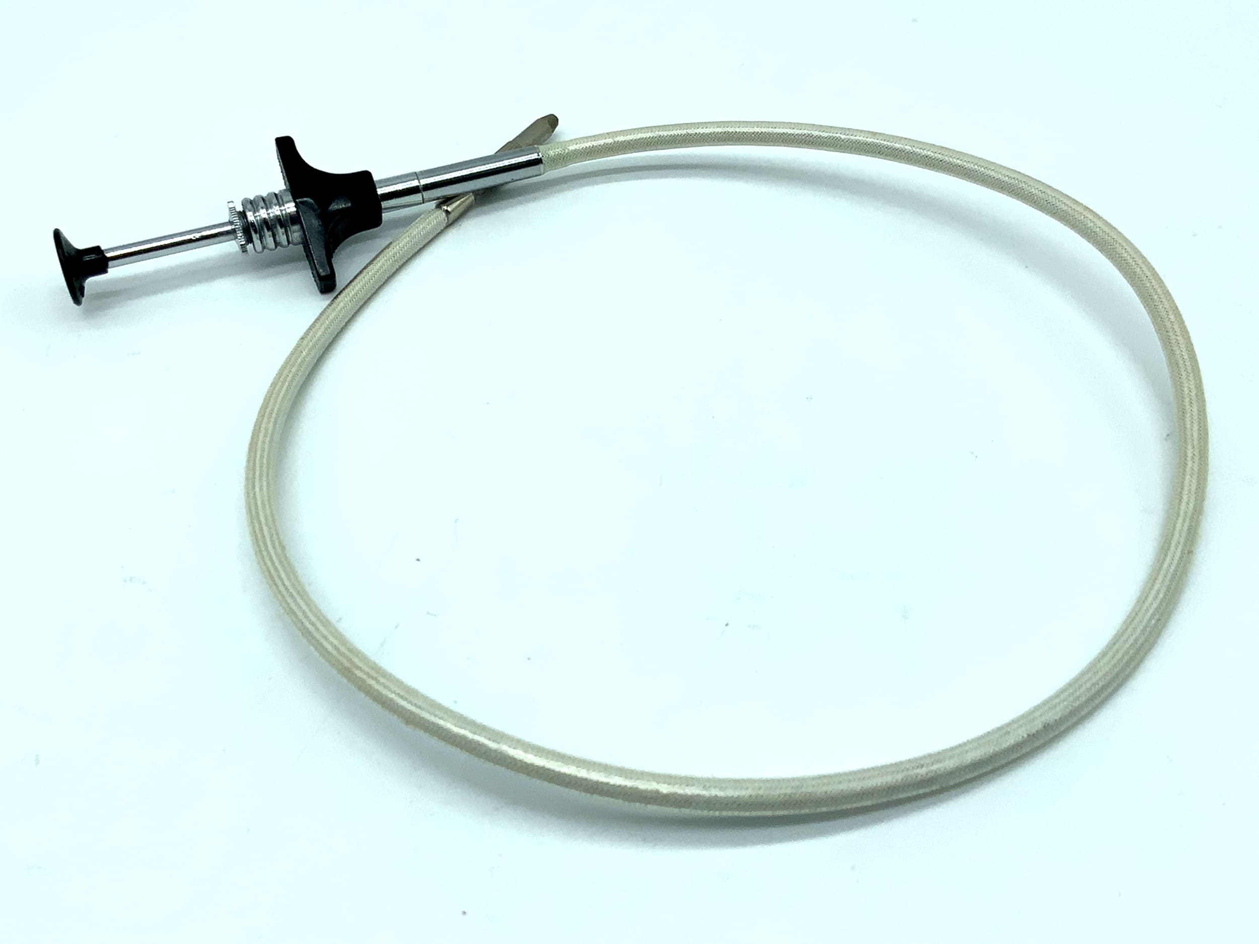 Drahtauslöser weiß ca.50cm mit Feststeller Fernauslöser cable release