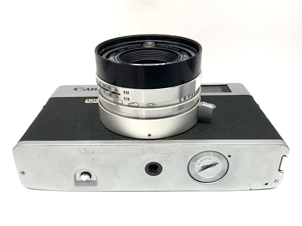 Canon Canonet QL25 Messsucherkamera mit Canon Lens SE 45mm 1:2.5 Analogkamera
