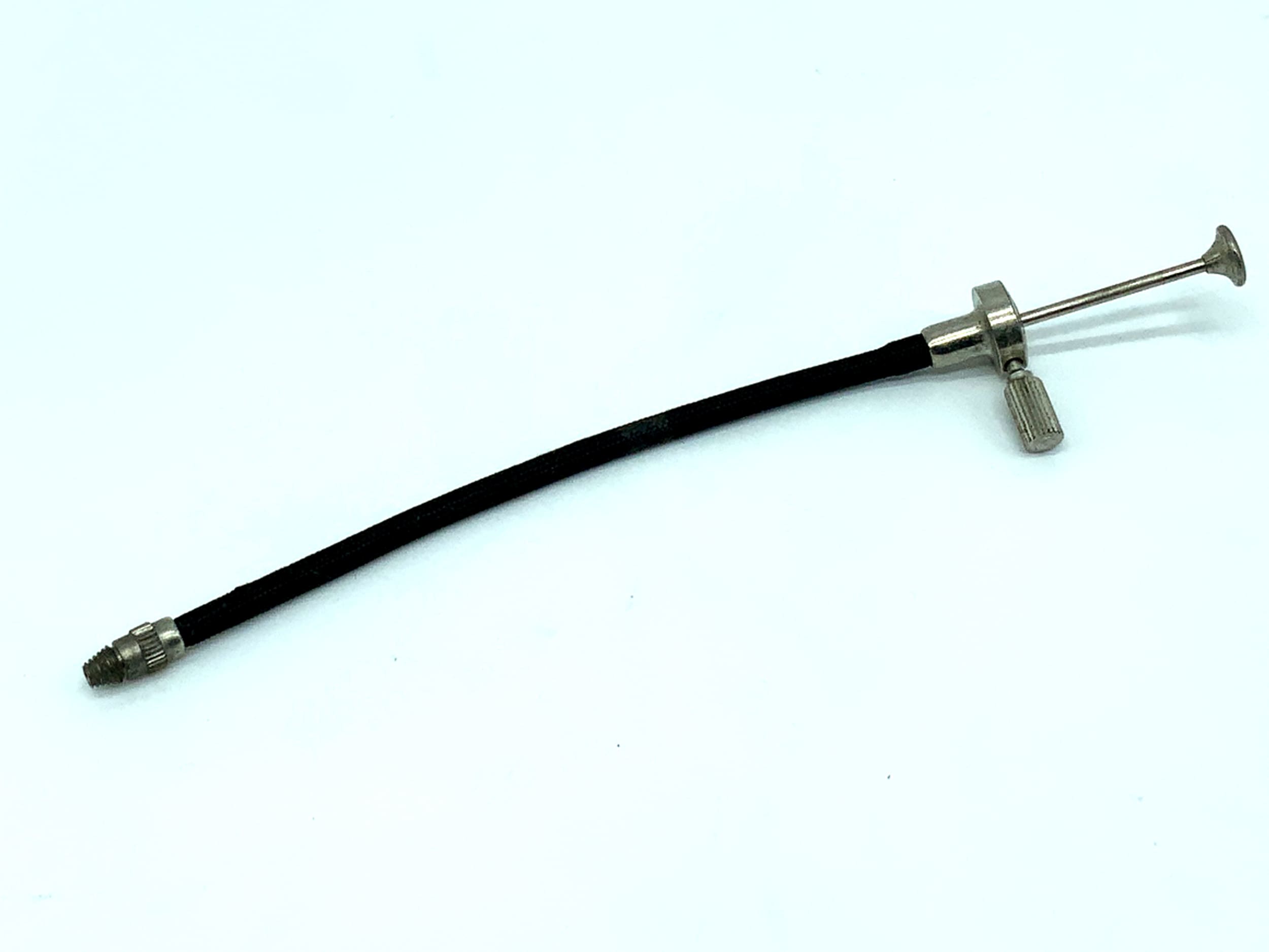 Drahtauslöser schwarz ca.10cm mit Feststeller Fernauslöser cable release