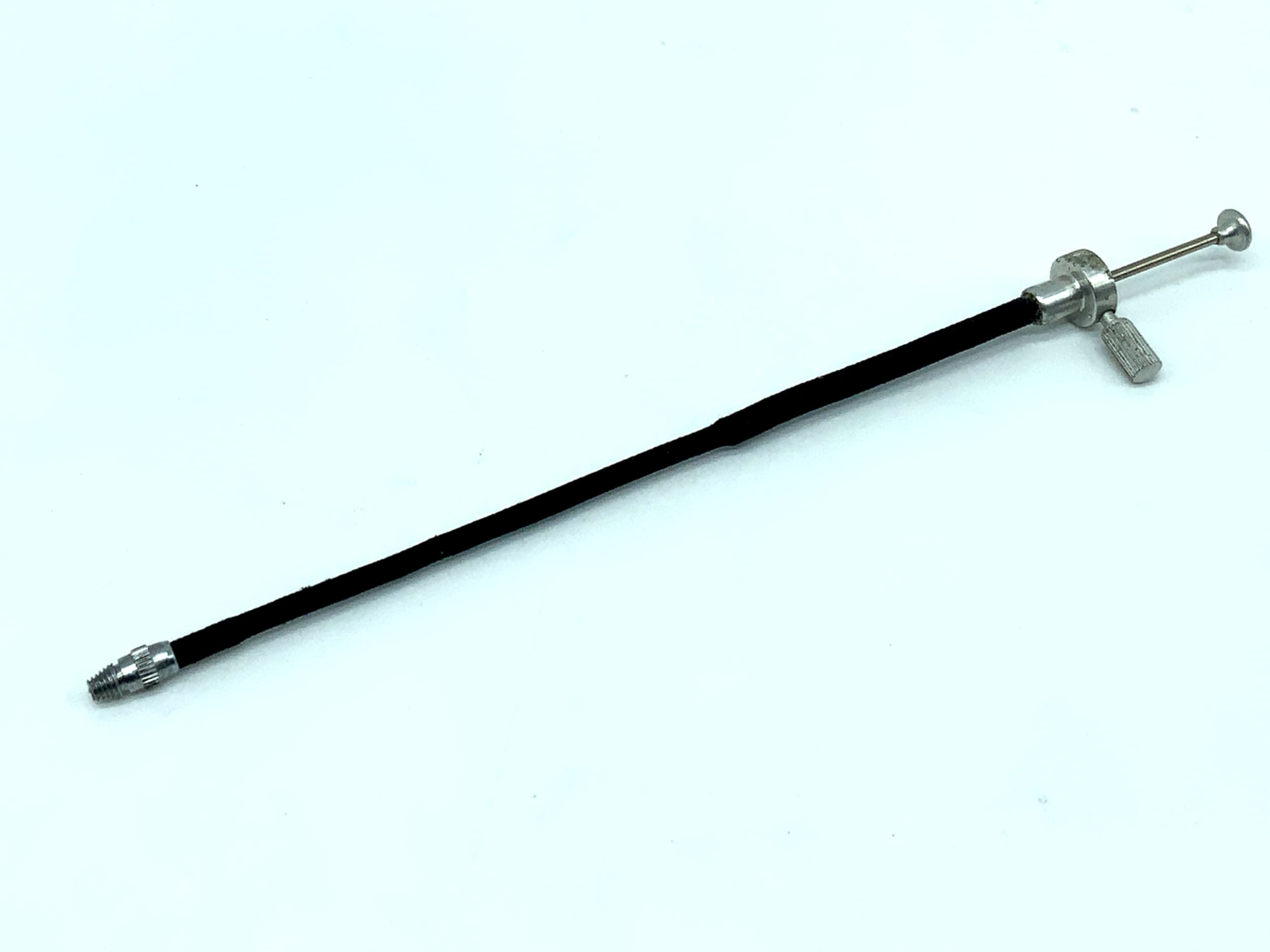 Büttner Drahtauslöser schwarz ca.13cm mit Feststeller Fernauslöser