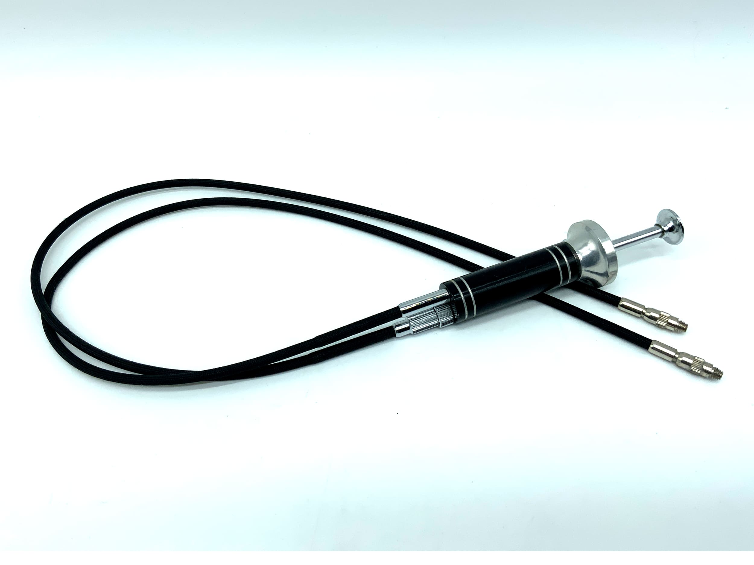 Prontor AGC Doppel-Drahtauslöser schwarz ca.45cm mit Feststeller Fernauslöser