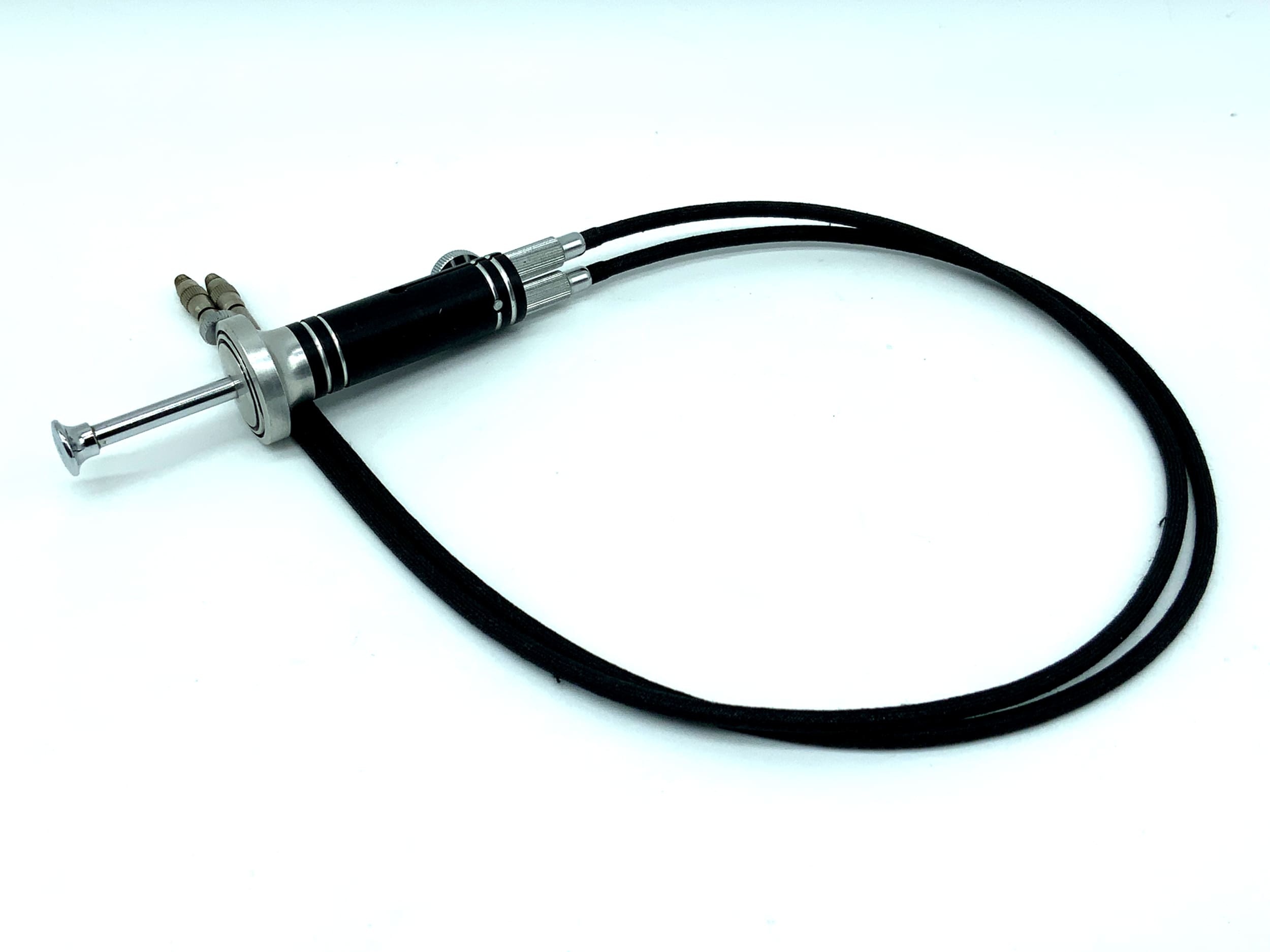 Prontor AGC Doppel-Drahtauslöser schwarz ca.45cm mit Feststeller Fernauslöser