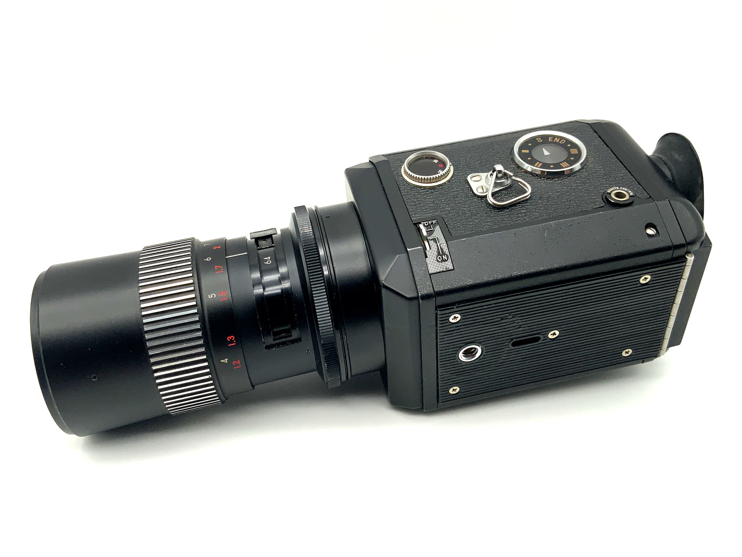 Nalcom Exclusiv FTL Synchro Zoom Filmkamera mit Shinkor 8x F:1.8 f=8-64 Super 8