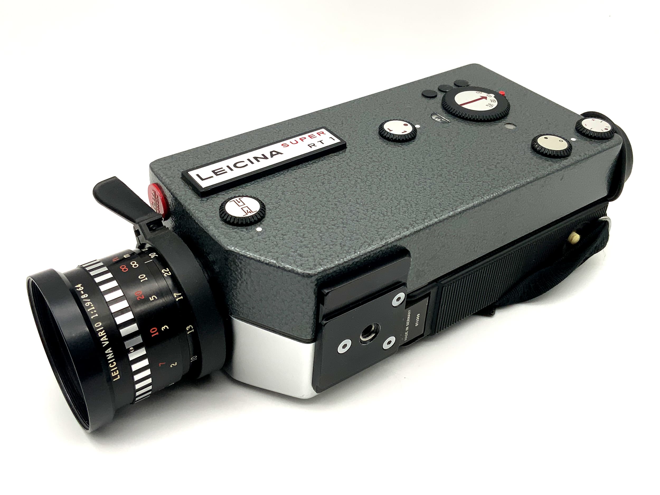 Leitz Leicina Super RT1 Filmkamera mit Vario 1:1.9/8-64 Super 8 Schmalfilm